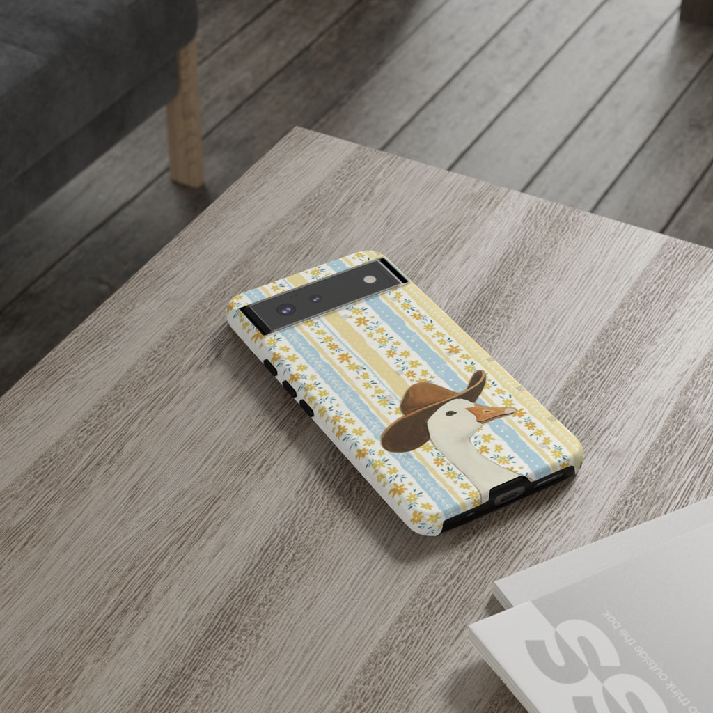 Goose Cowboy Phone Case – Cute Country Floral iPhone Cover