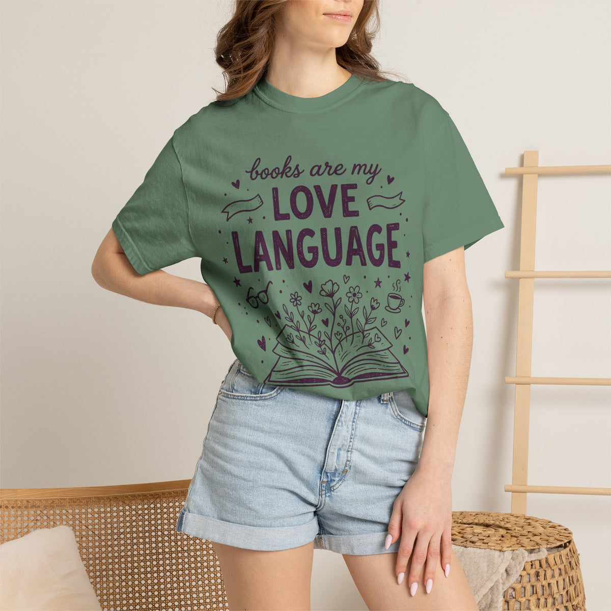 Books Are My Love Language T-Shirt