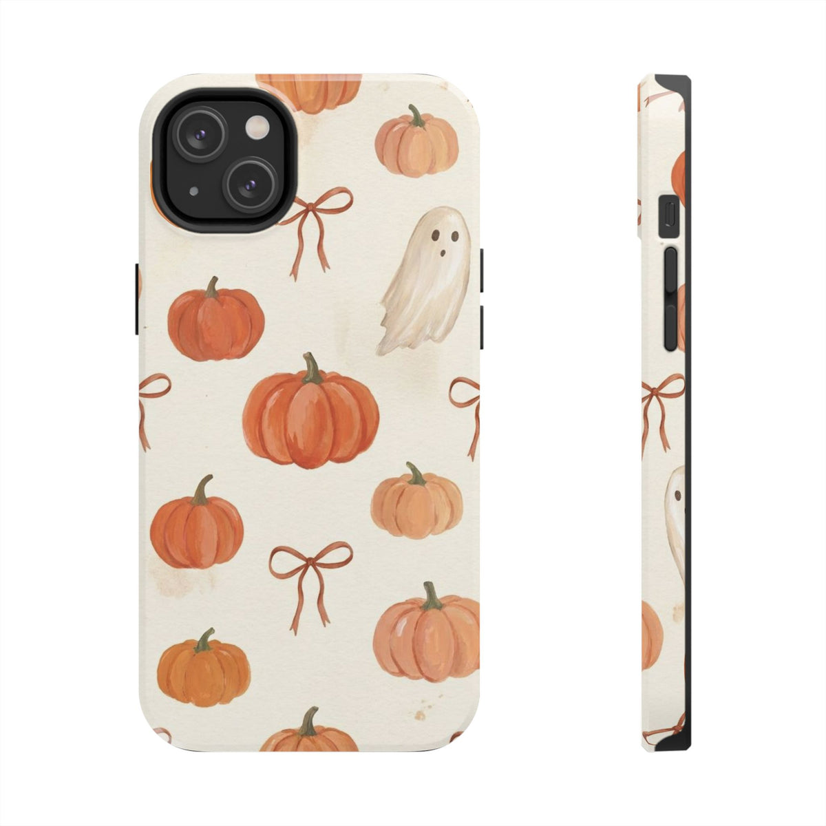 Pumpkin Ghost Phone Case – Cute Halloween Fall Pattern