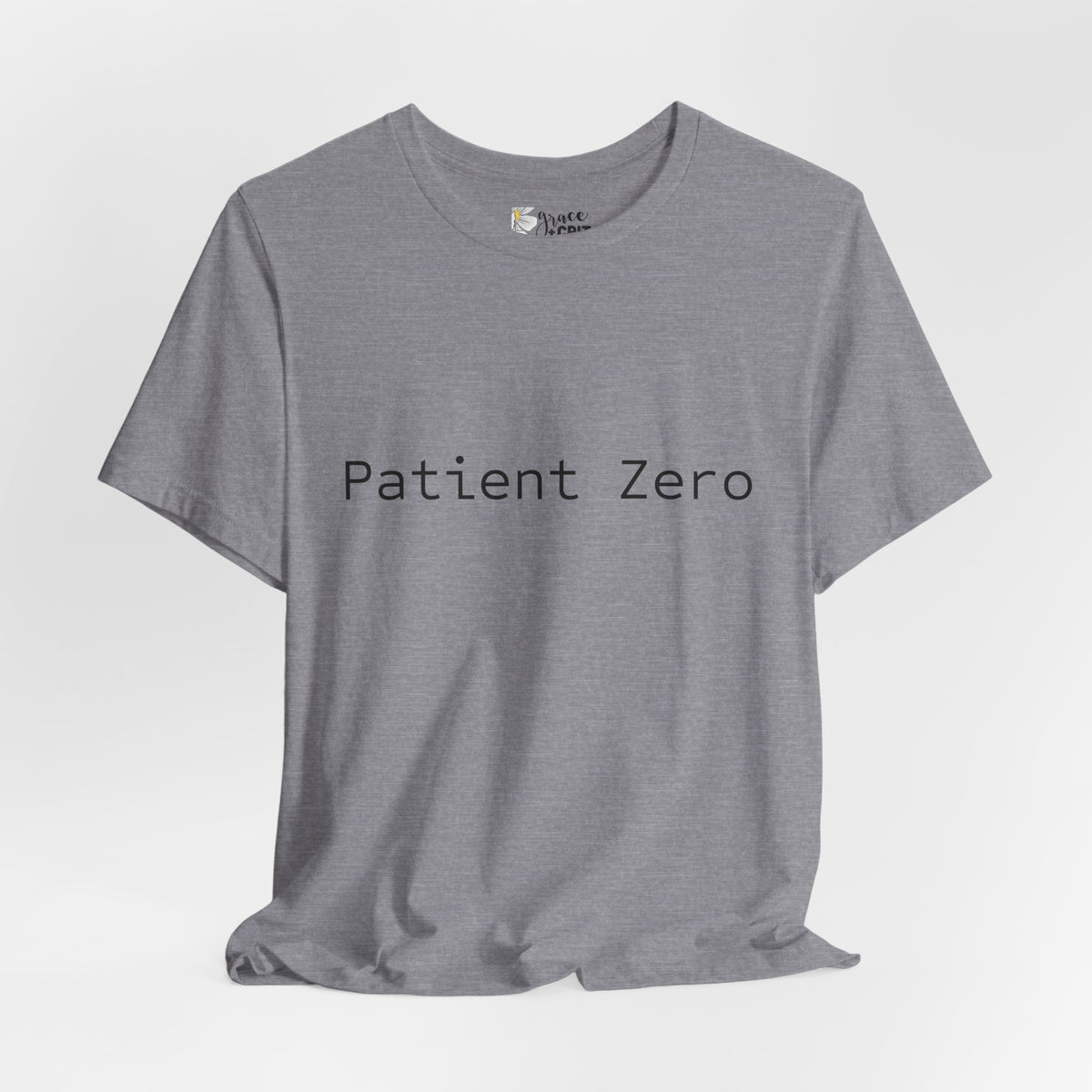 Patient Zero T-Shirt — Minimalist Text Tee