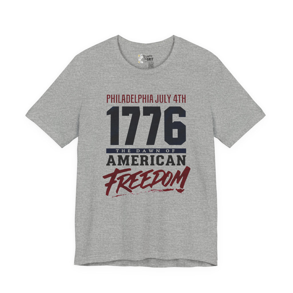 1776 American Freedom Tee — Philadelphia July 4th Patriotic T-Shirt