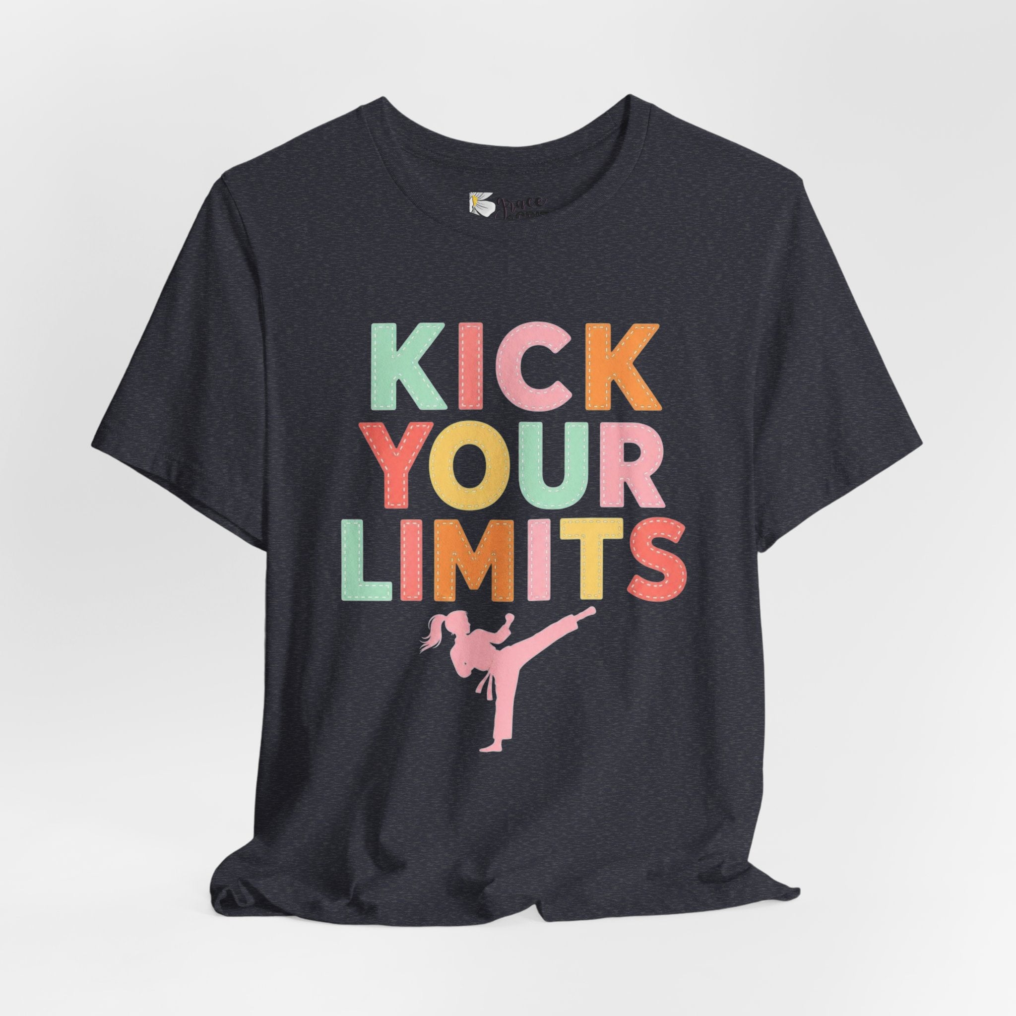 Kick Your Limits T-Shirt | Motivational Martial Arts Graphic Tee