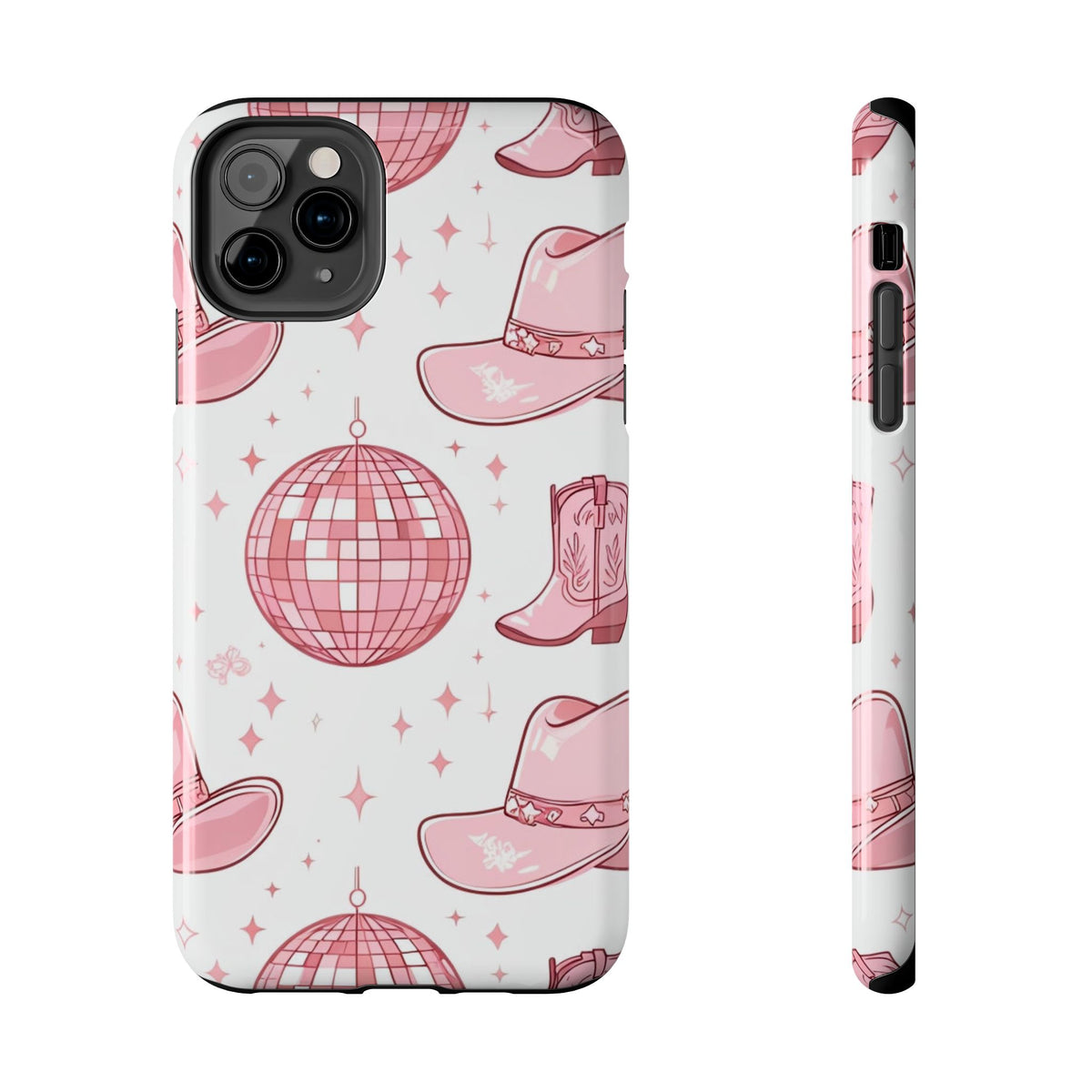 Pink Cowgirl Disco Phone Case