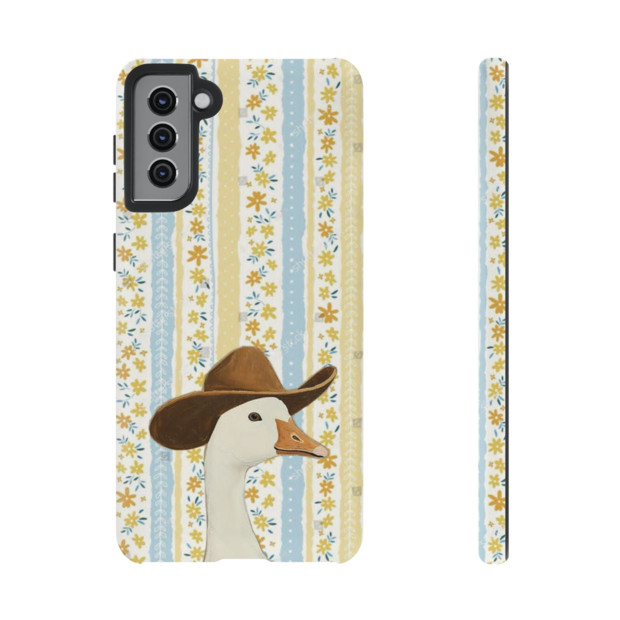 Goose Cowboy Phone Case – Cute Country Floral iPhone Cover