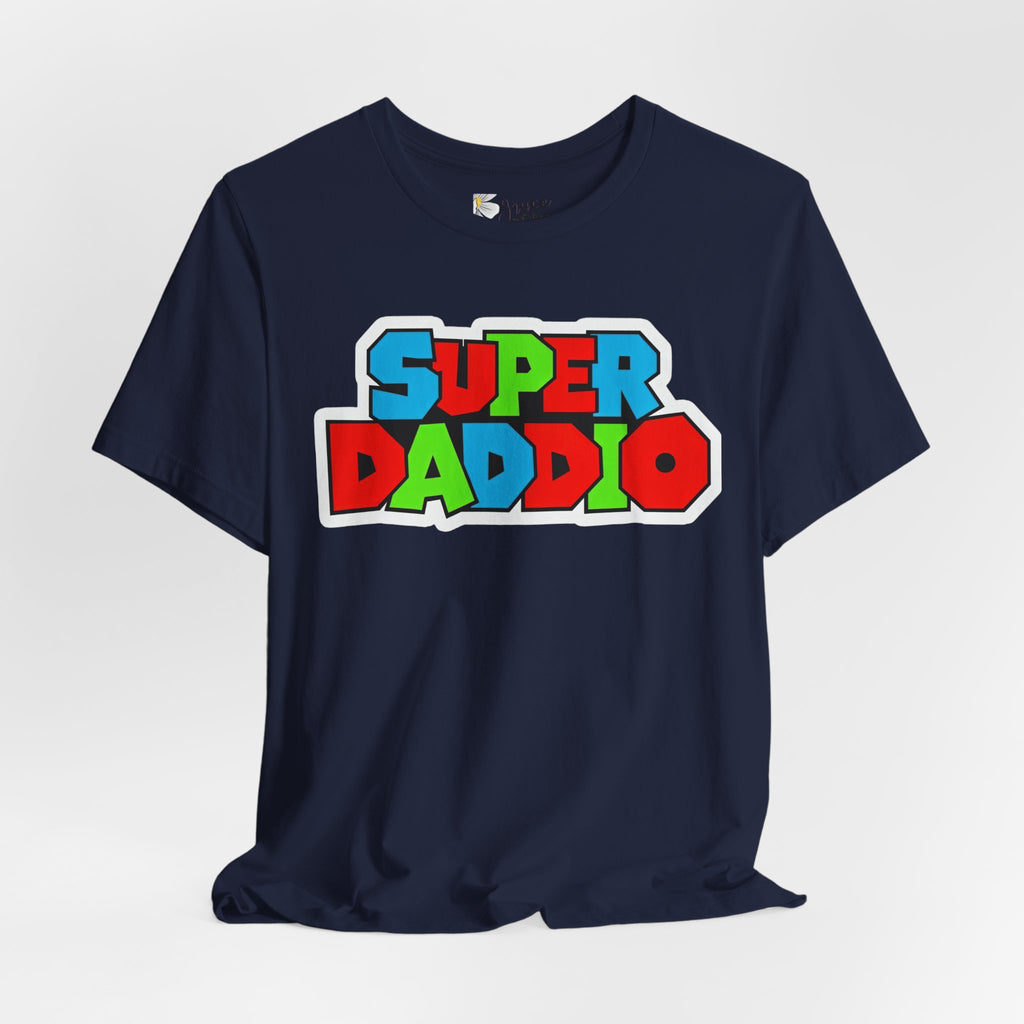 Super Daddio T-Shirt — Retro Gamer Dad Father's Day Tee