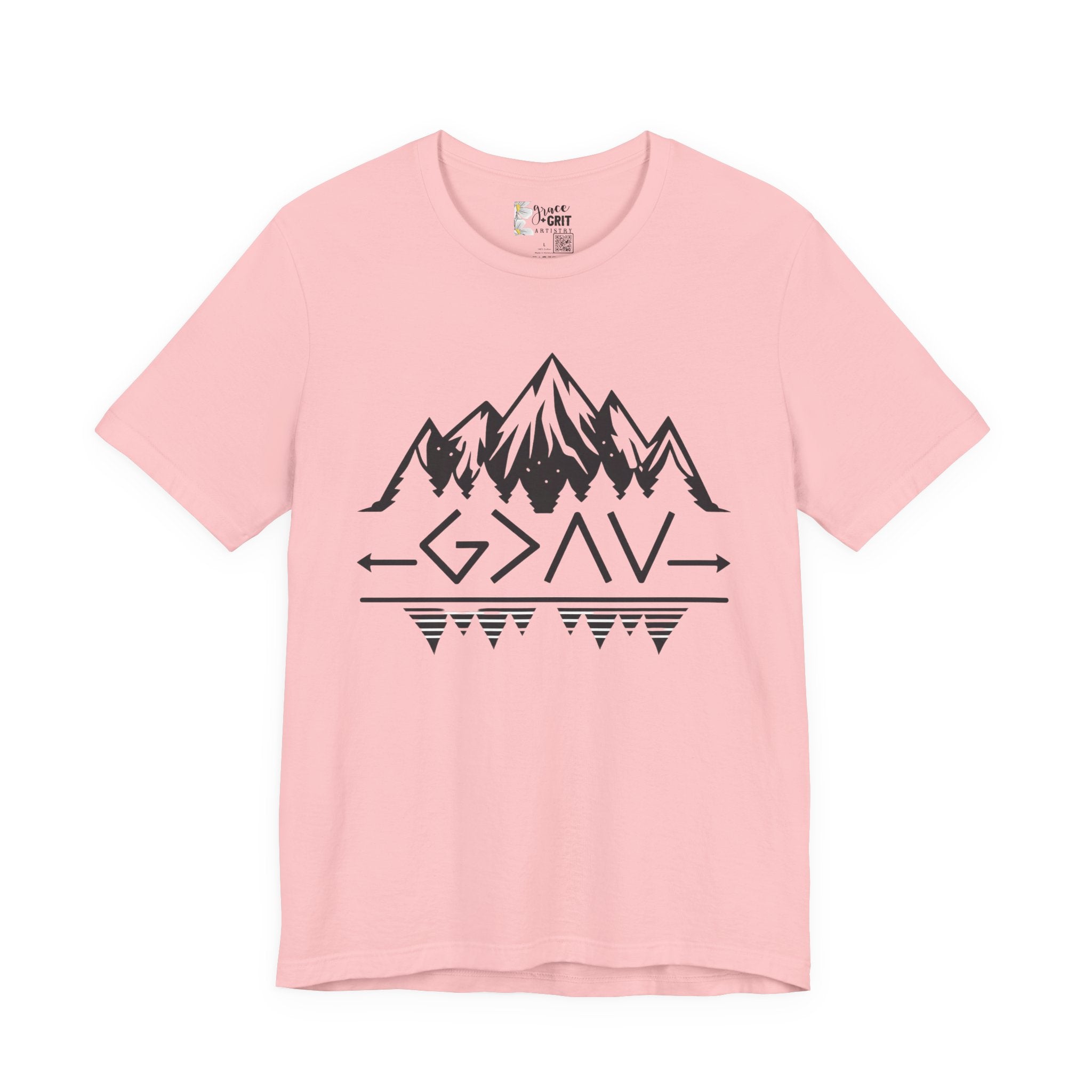 Mountain Camp Tee – Geometric Adventure Graphic T-Shirt