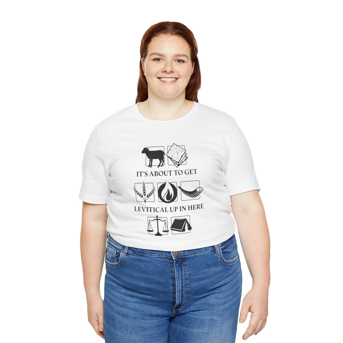 Levitical Up In Here T-Shirt — Funny Bible Symbols Tee