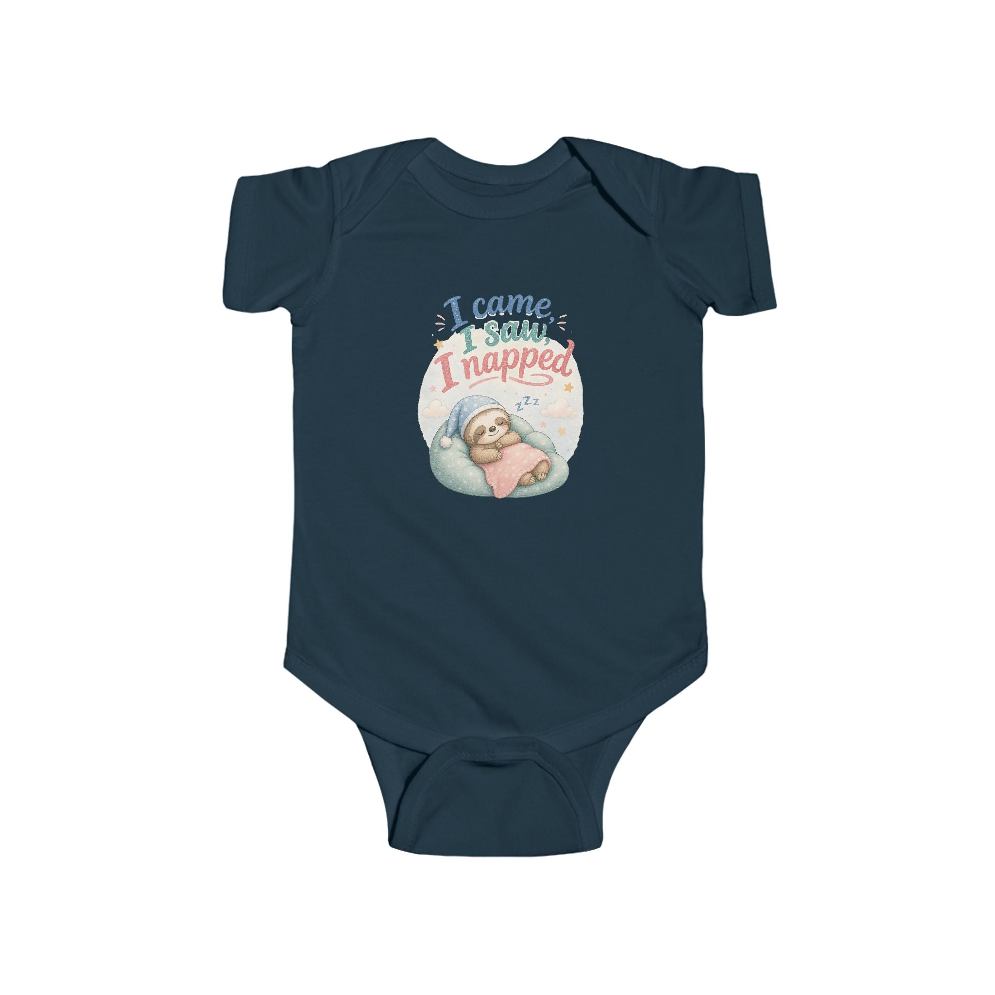 Infant Bodysuit – “I Came, I Saw, I Napped” Cute Baby Sleepsuit