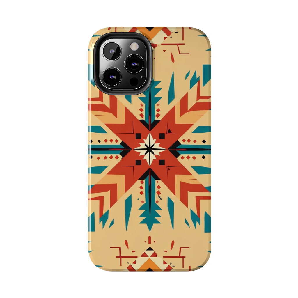 Southwestern Geometric Starburst Tough Phone Case