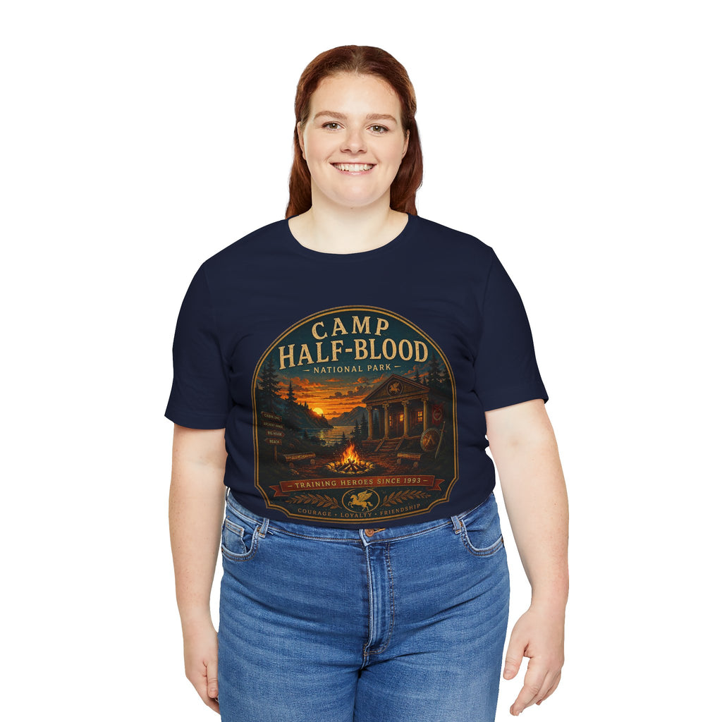 Camp Half-Blood Graphic Tee — Vintage National Park Percy Jackson Shirt