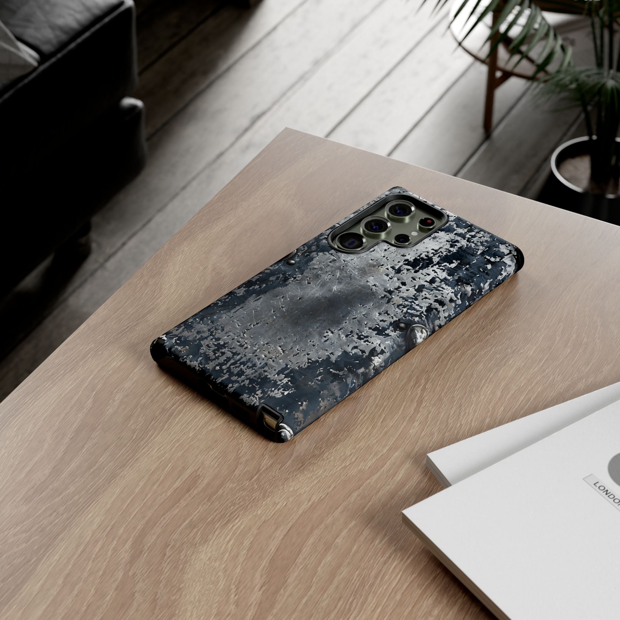Rugged Rusted Metal Phone Case — Industrial Distressed Armor for iPhone