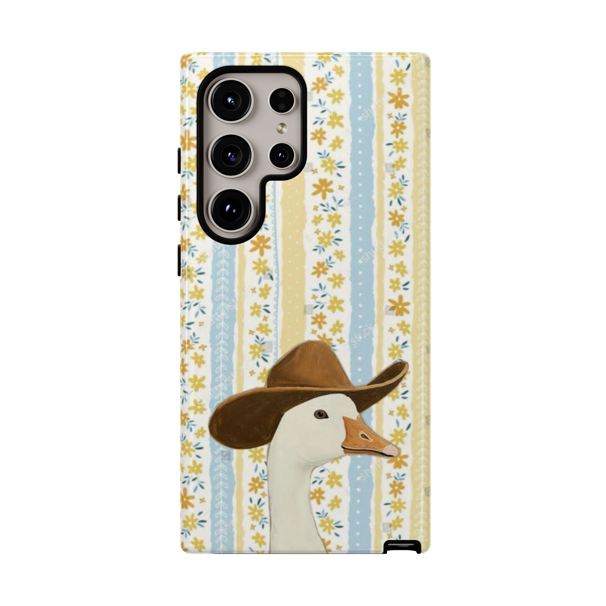 Goose Cowboy Phone Case – Cute Country Floral iPhone Cover