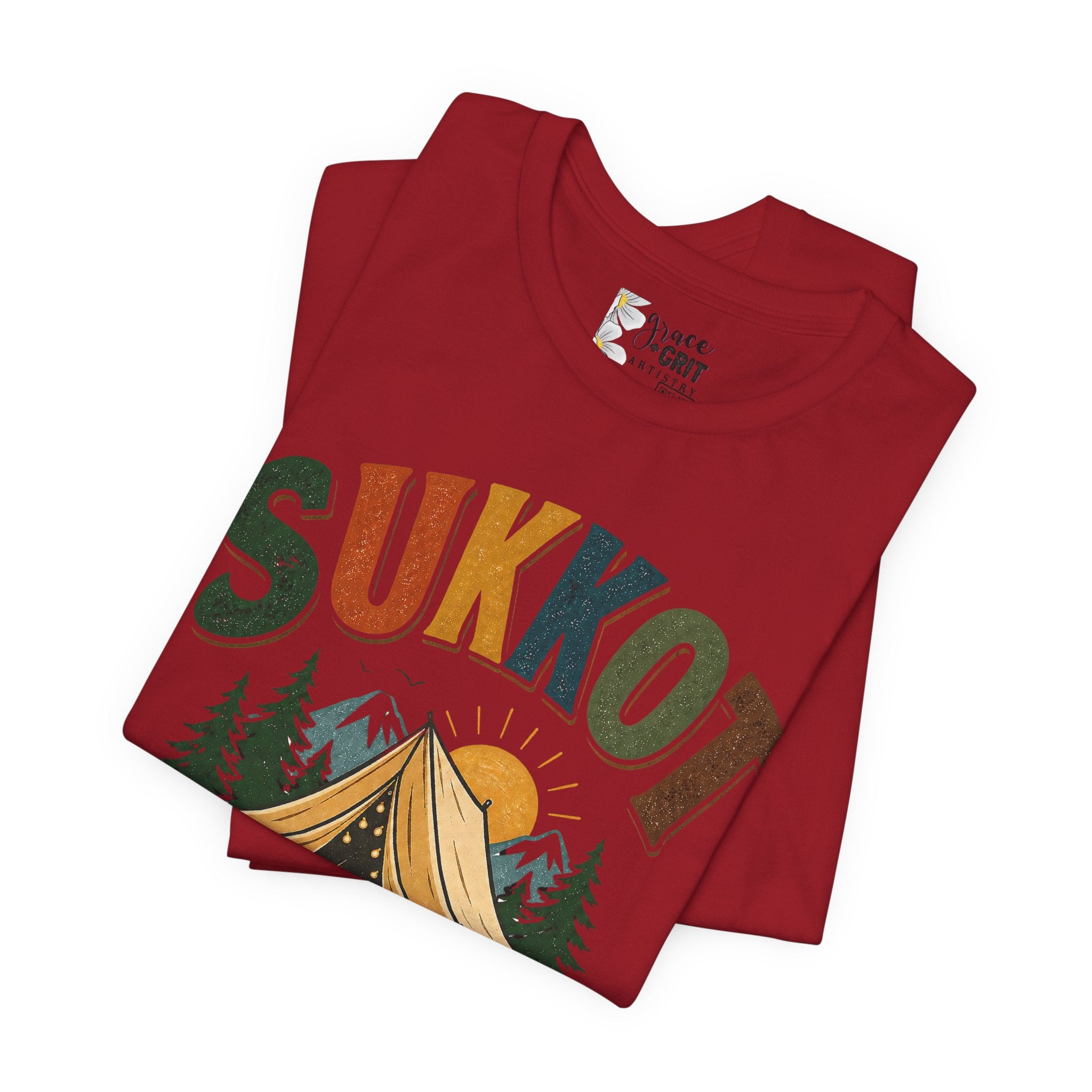 Sukkot Camping T-Shirt — "Sukkot: The World's Largest Family Camping Trip"