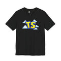 TS Cloud Logo T-Shirt — Playful Retro Graphic Tee