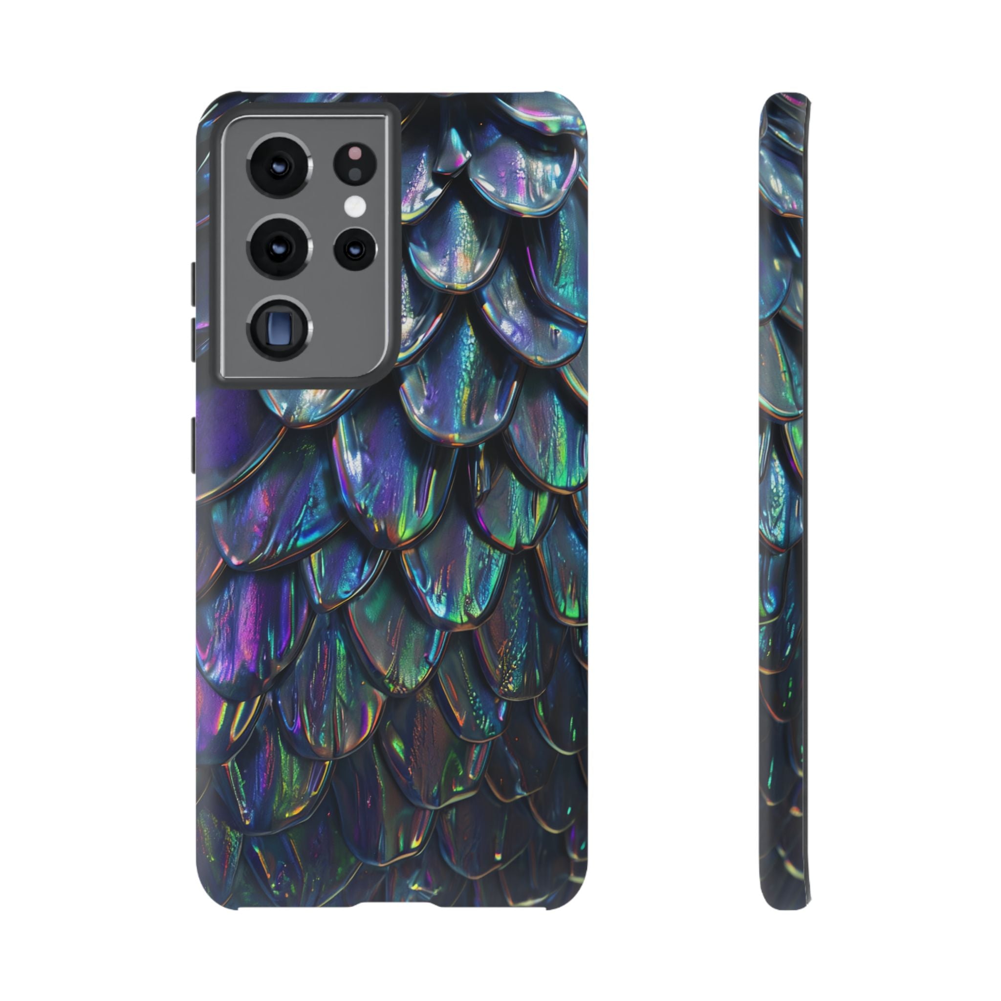 Dragon Scale Phone Case — Iridescent Dragon Scale Tough Case