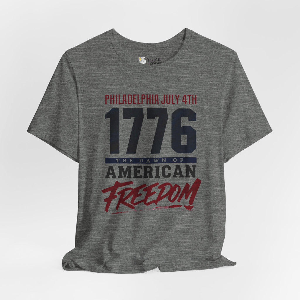 1776 American Freedom Tee — Philadelphia July 4th Patriotic T-Shirt