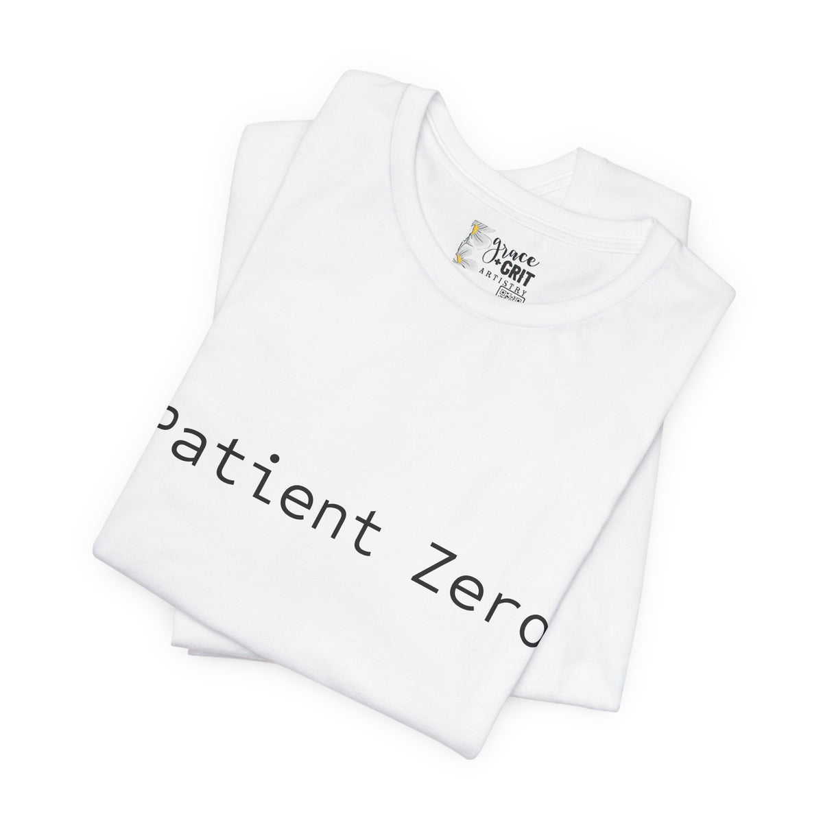 Patient Zero T-Shirt — Minimalist Text Tee
