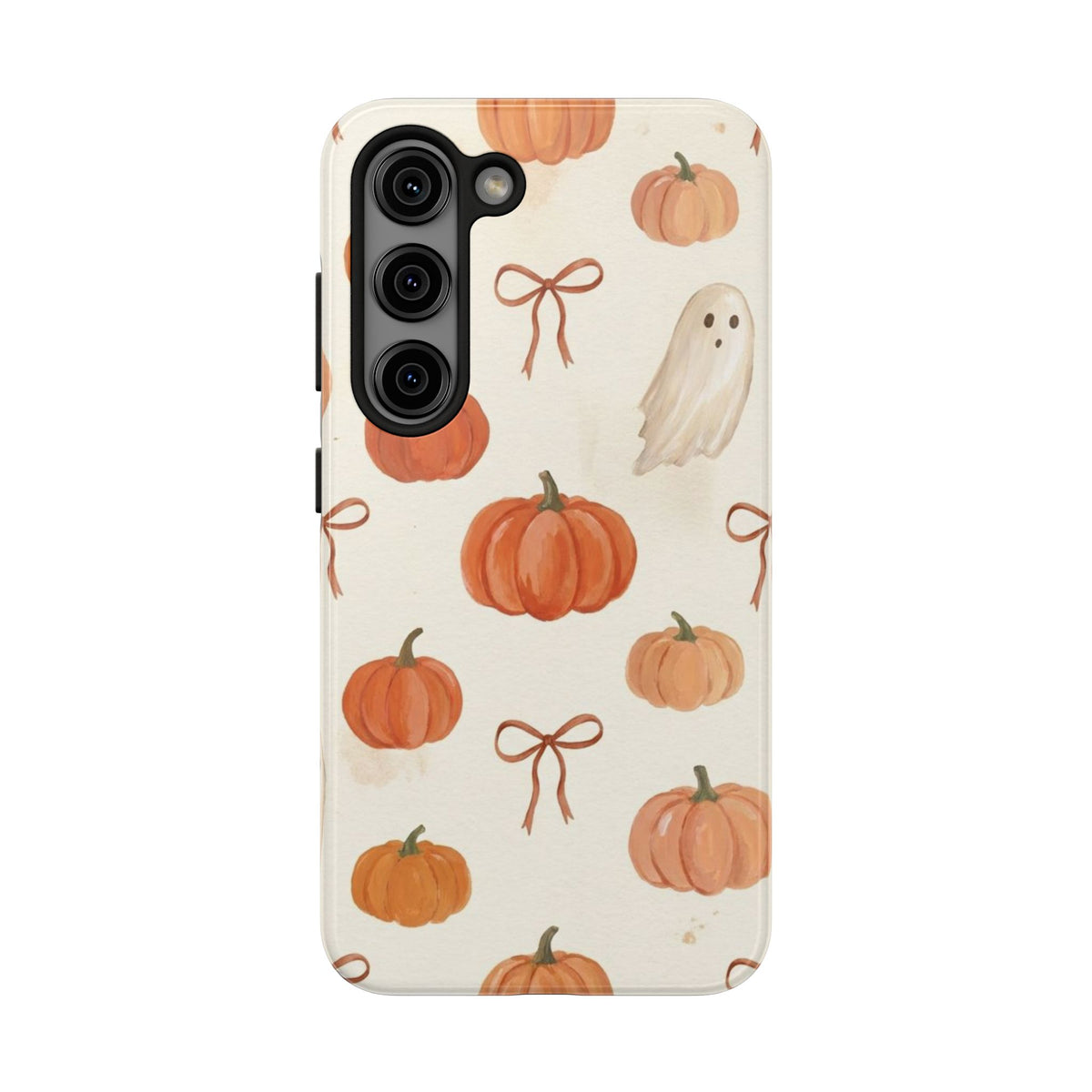 Pumpkin Ghost Phone Case – Cute Halloween Fall Pattern