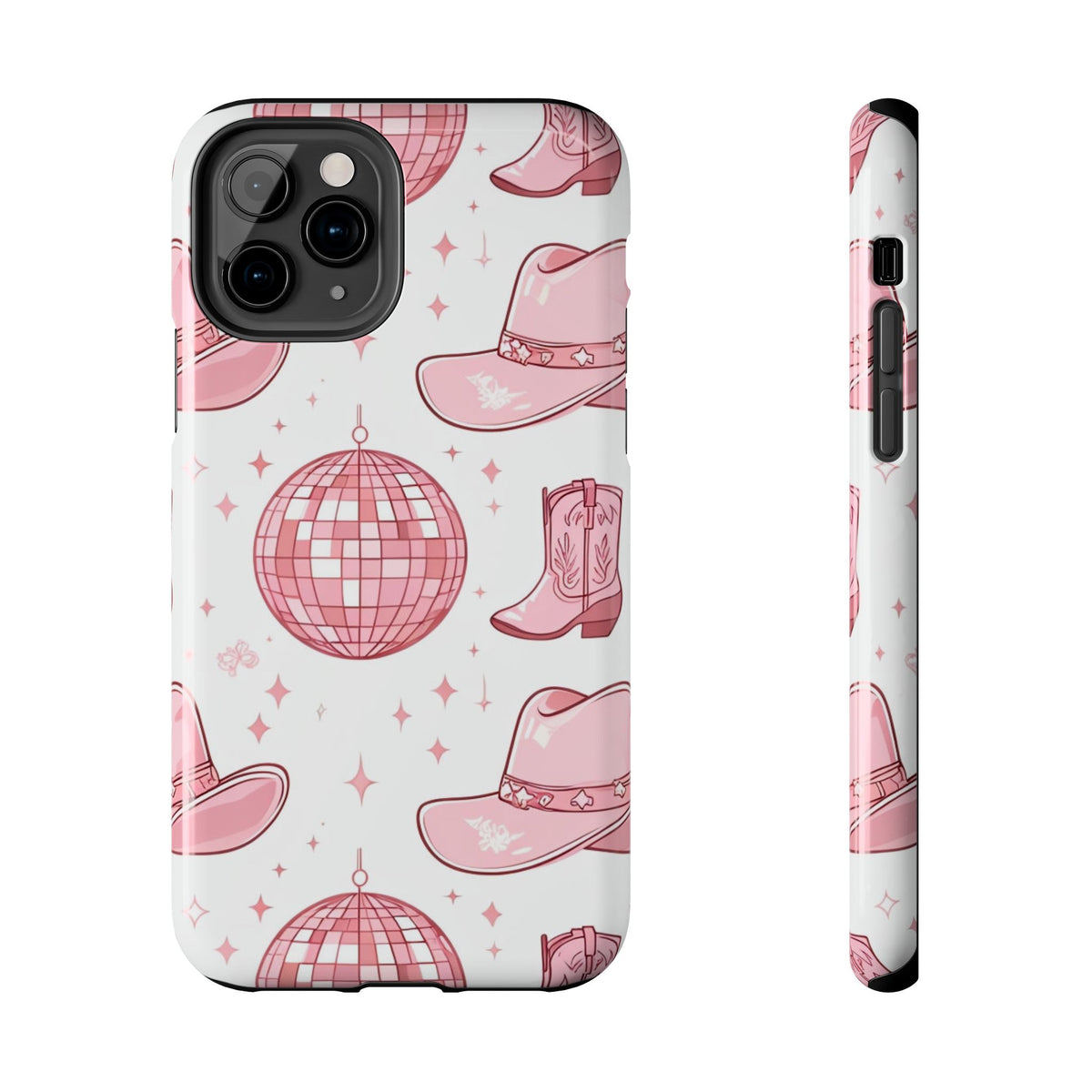 Pink Cowgirl Disco Phone Case