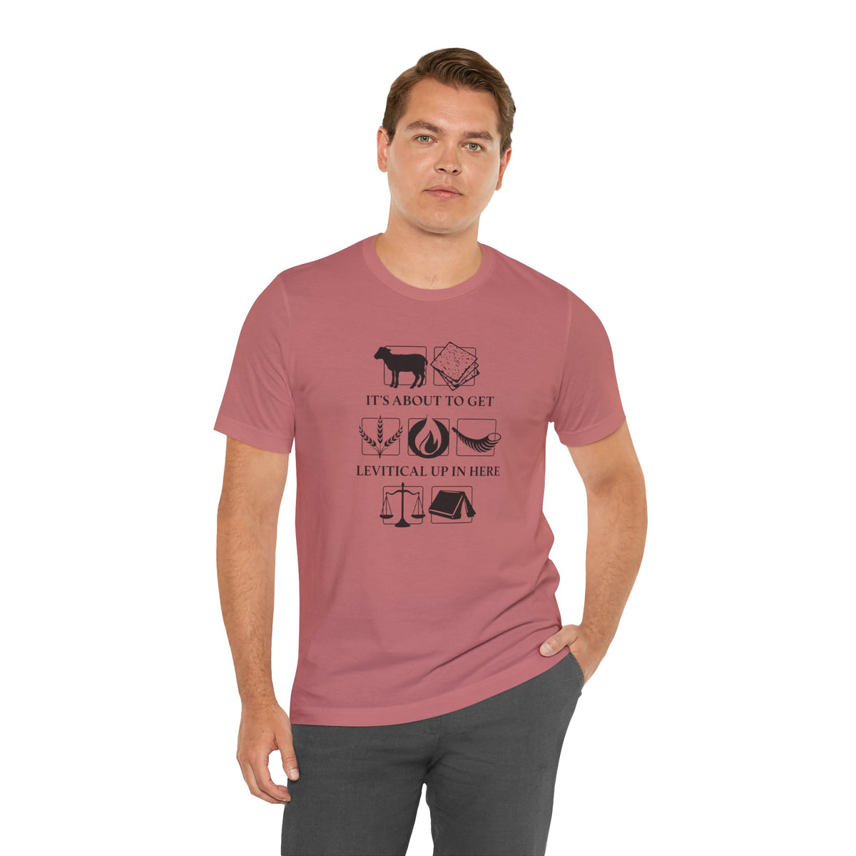 Levitical Up In Here T-Shirt — Funny Bible Symbols Tee