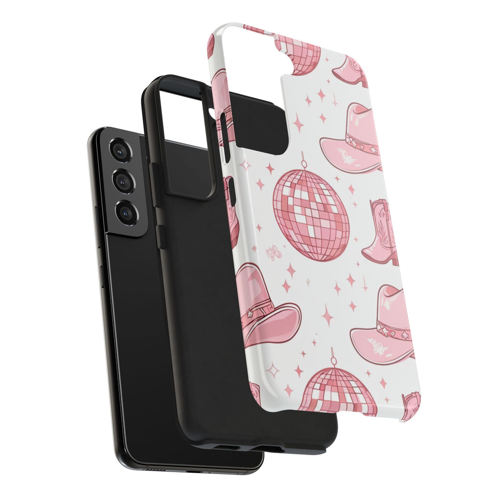 Pink Cowgirl Disco Phone Case