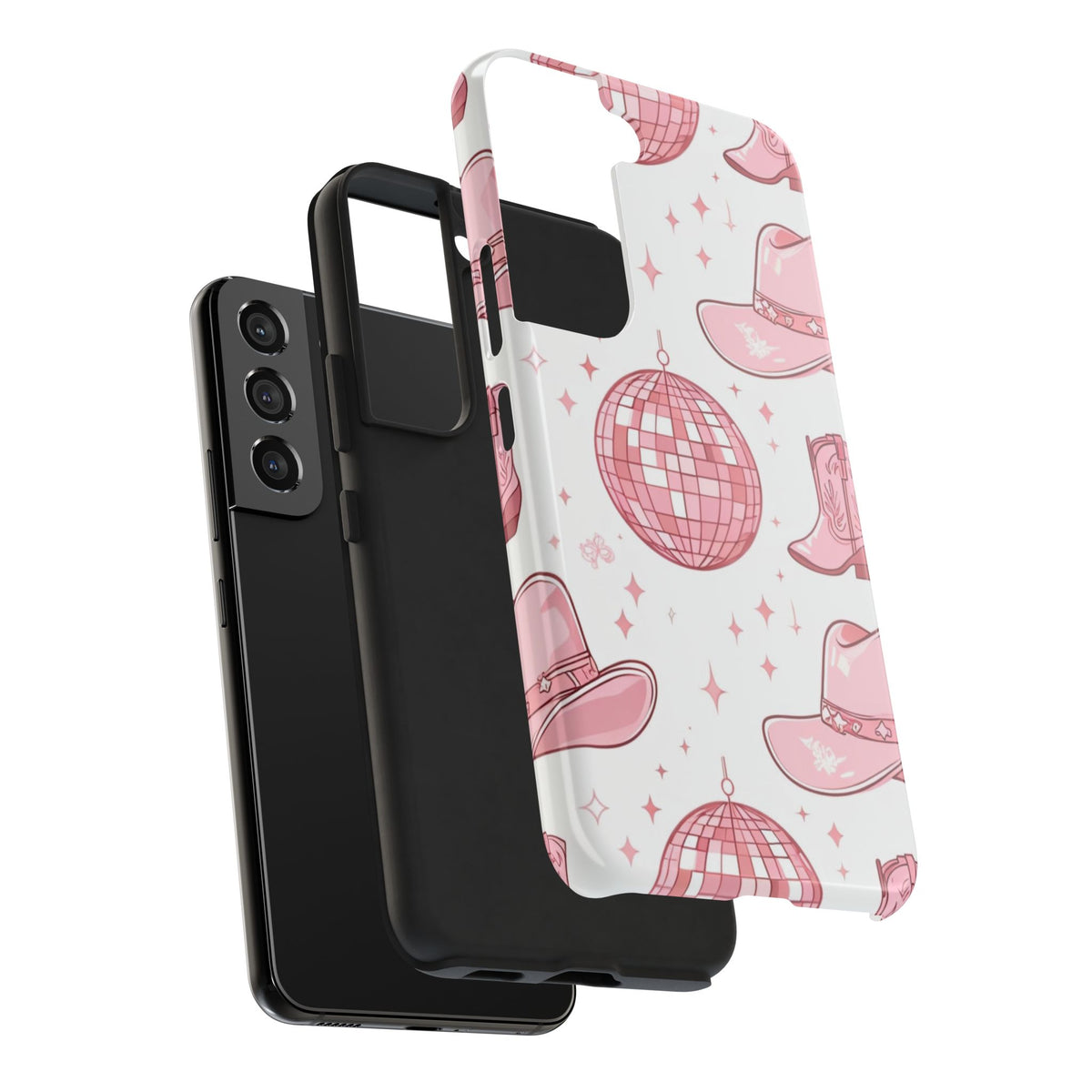 Pink Cowgirl Disco Phone Case