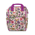 Floral Multifunctional Diaper Backpack