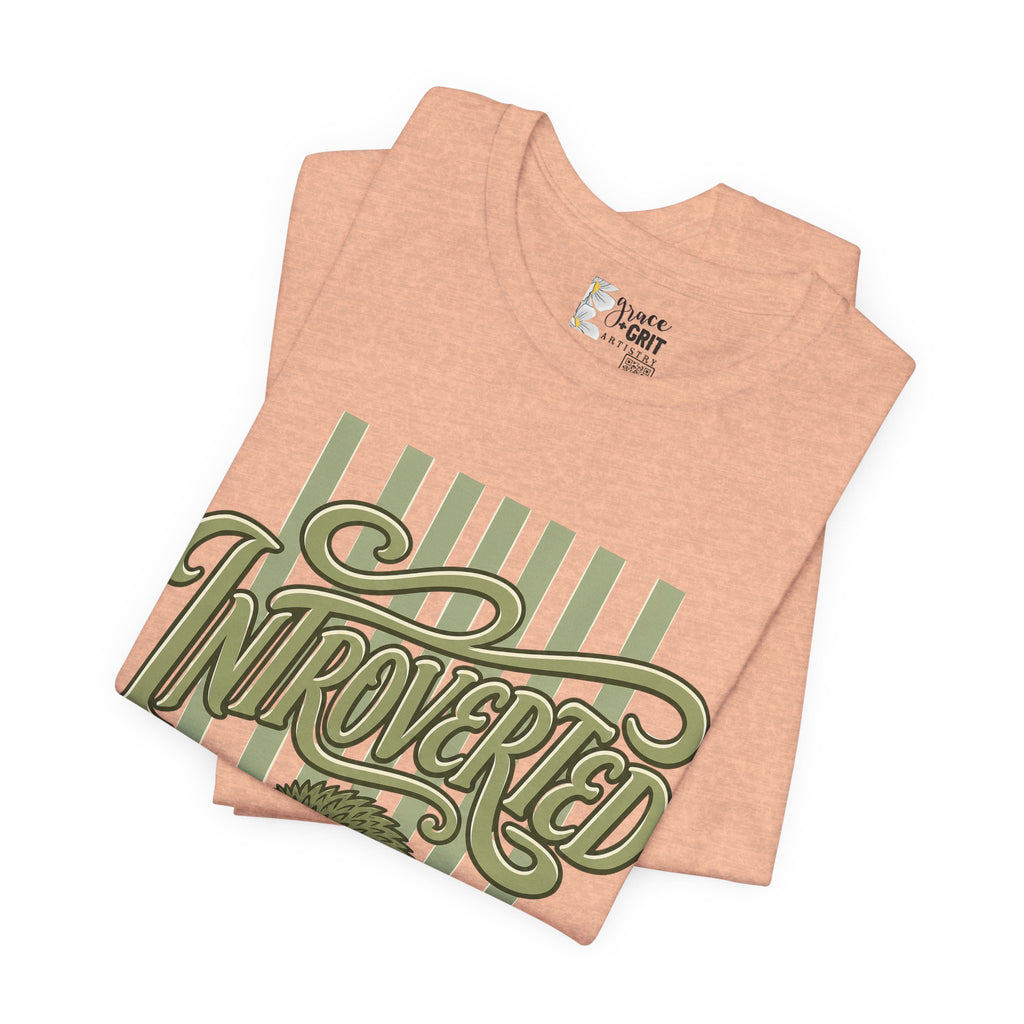 Introverted Hedgehog Tee — Cute Introvert Shirt