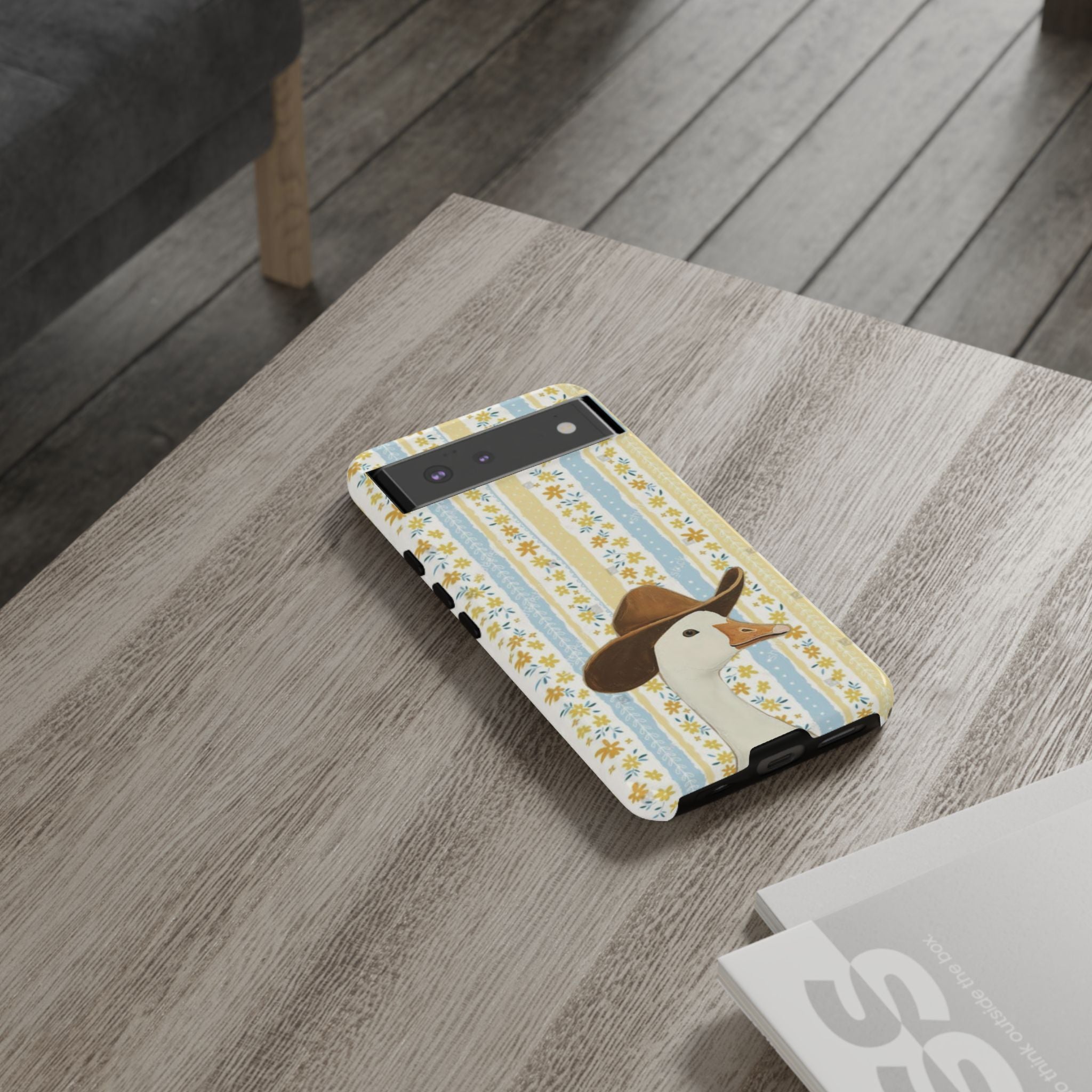 Goose Cowboy Phone Case – Cute Country Floral iPhone Cover