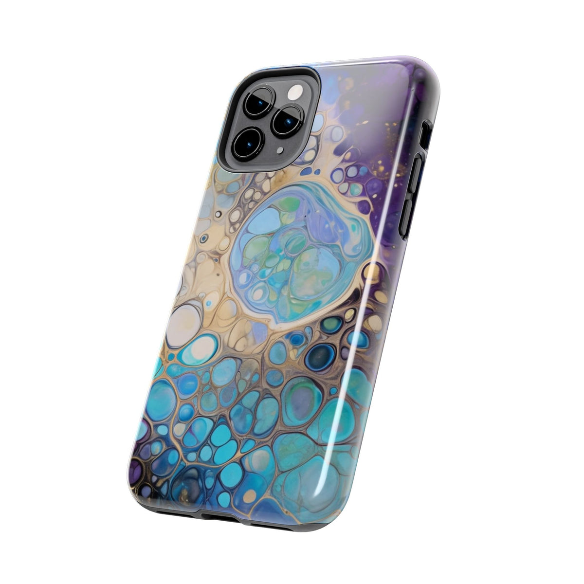 Abstract Ocean Bubble Tough Phone Case