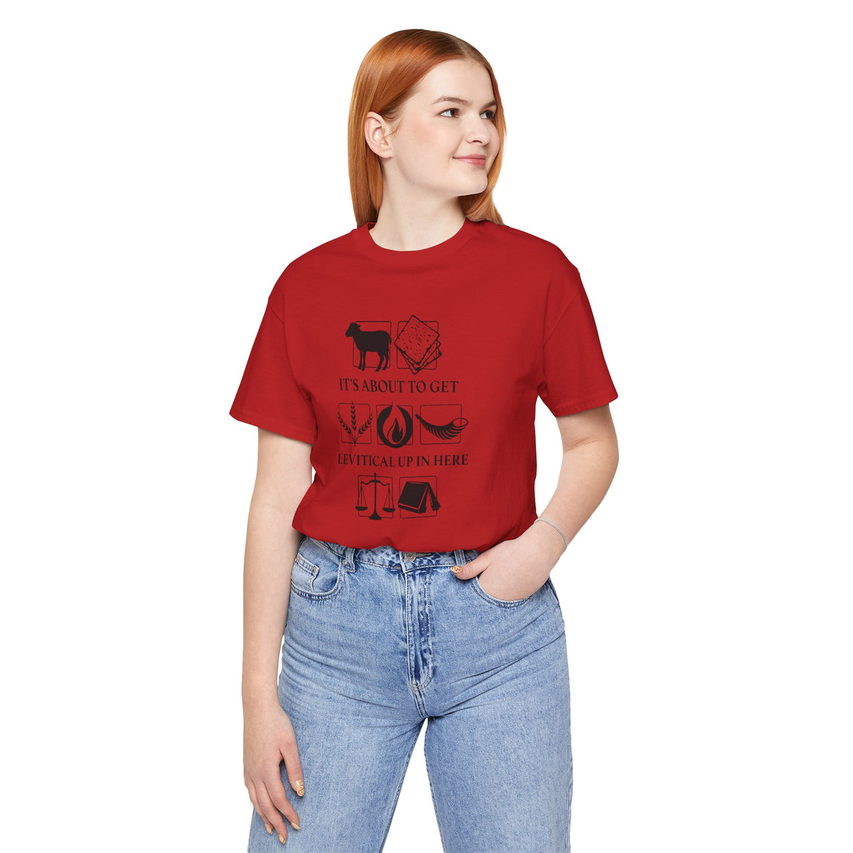 Levitical Up In Here T-Shirt — Funny Bible Symbols Tee