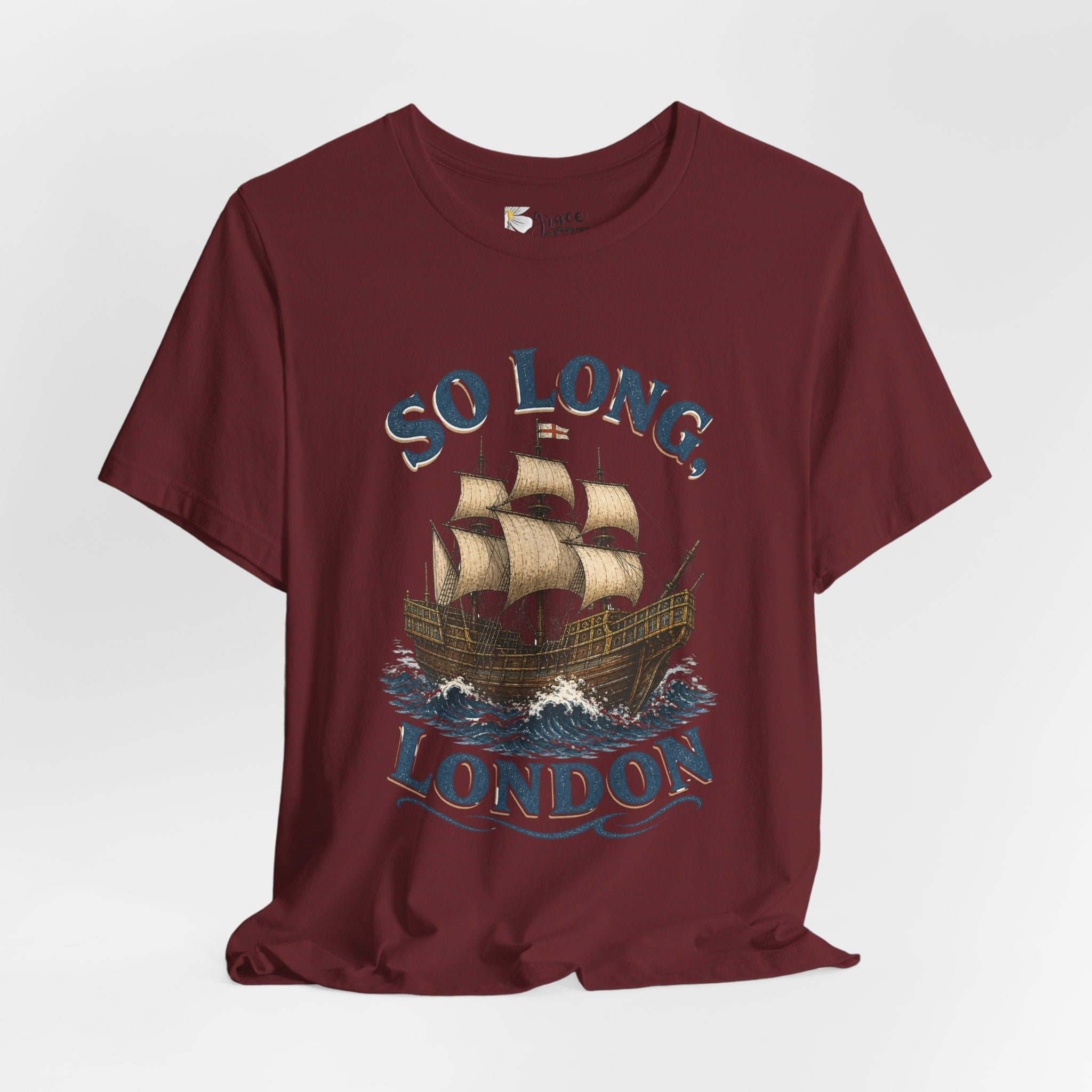 So Long London Ship T-Shirt — Vintage Sailing Graphic Tee