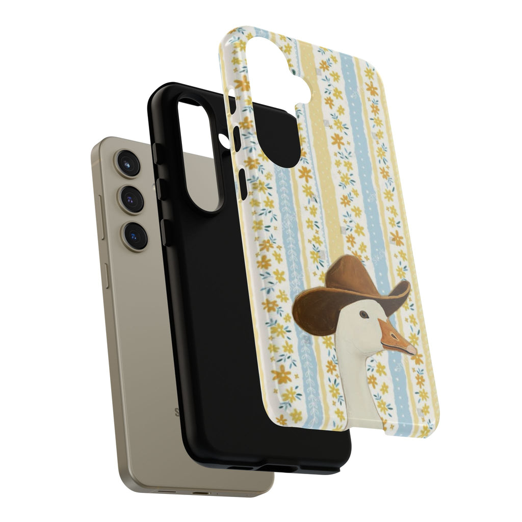 Goose Cowboy Phone Case – Cute Country Floral iPhone Cover
