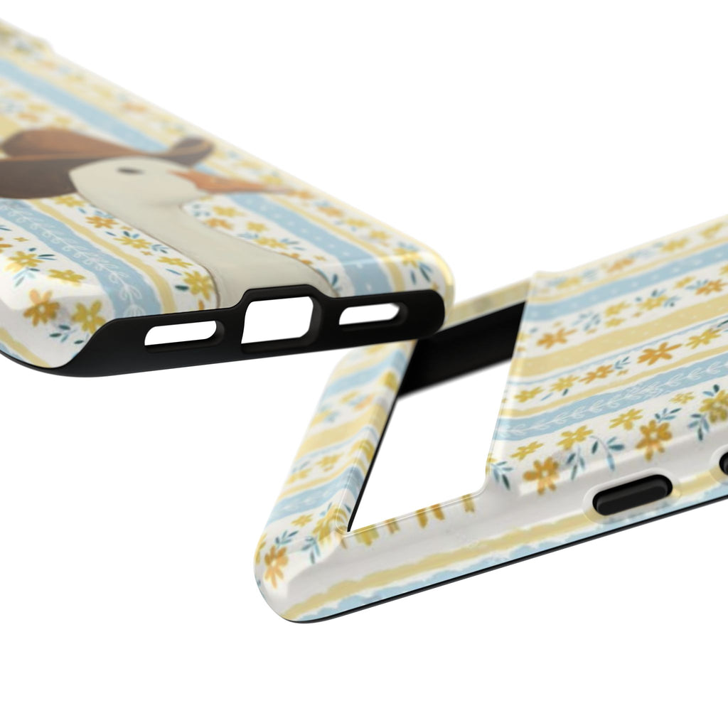 Goose Cowboy Phone Case – Cute Country Floral iPhone Cover