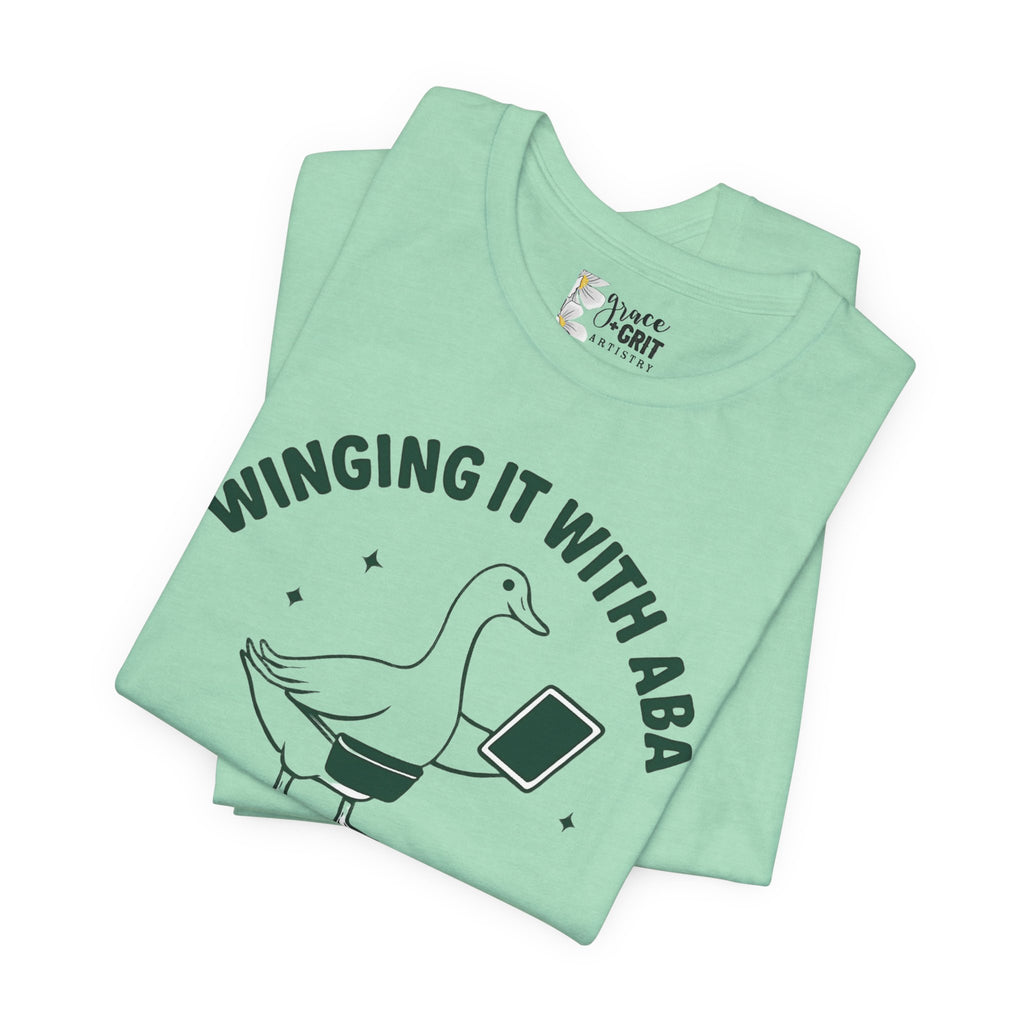 Winging It With ABA Goose Tee | Let's Fly Together T-Shirt
