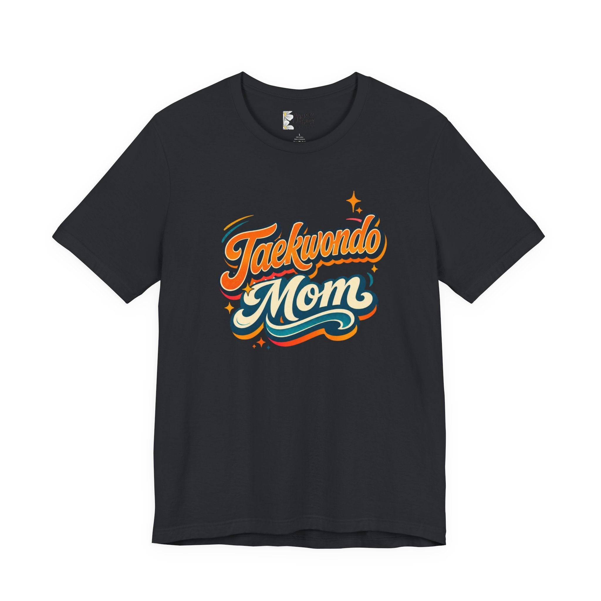 Taekwondo Mom T-Shirt | Retro Script Martial Arts Mom Tee