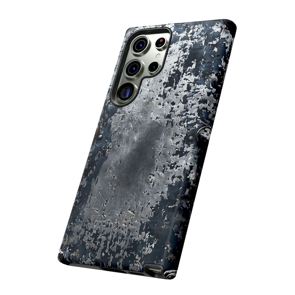 Rugged Rusted Metal Phone Case — Industrial Distressed Armor for iPhone