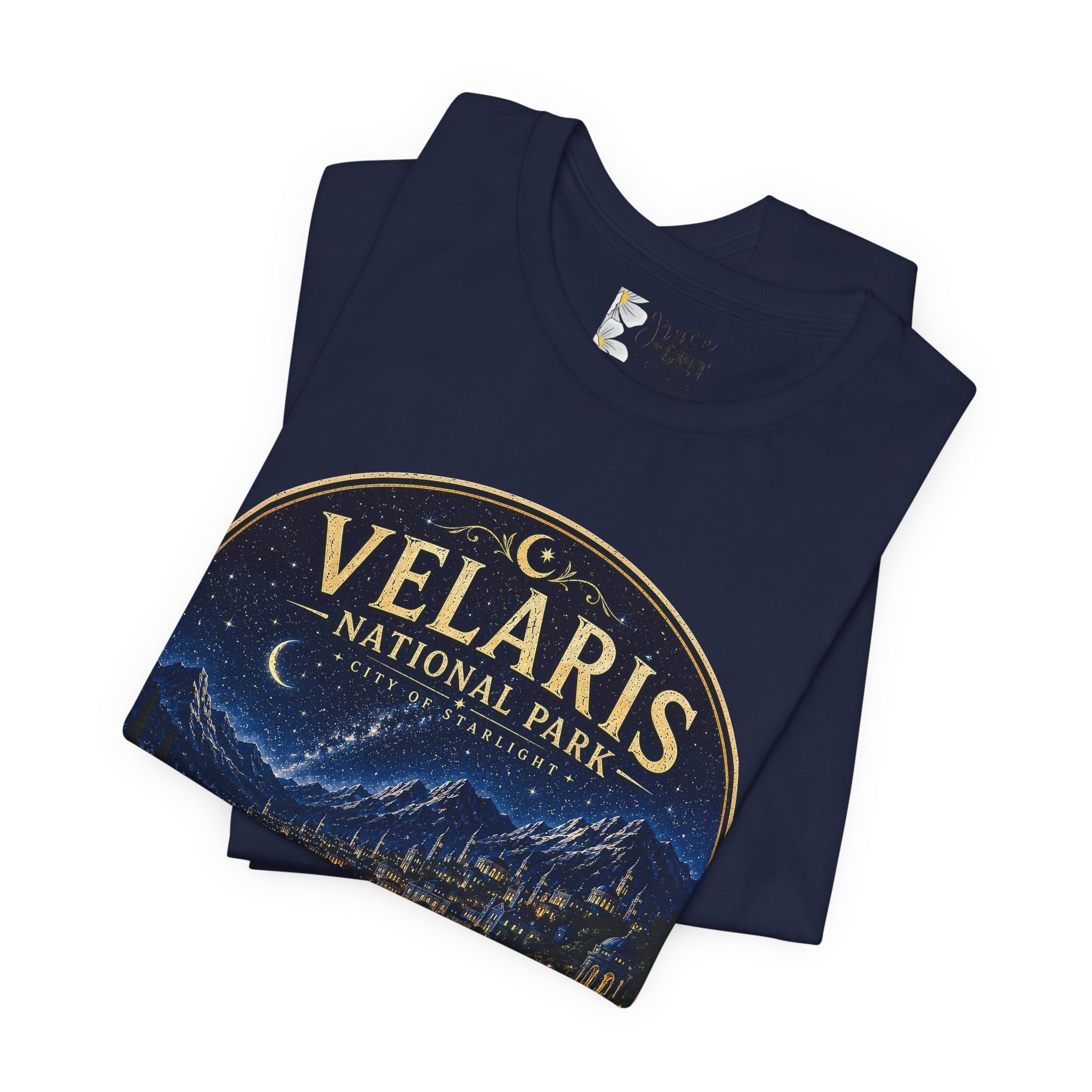 Velaris National Park Tee — Nighttime Cityscape Graphic Shirt