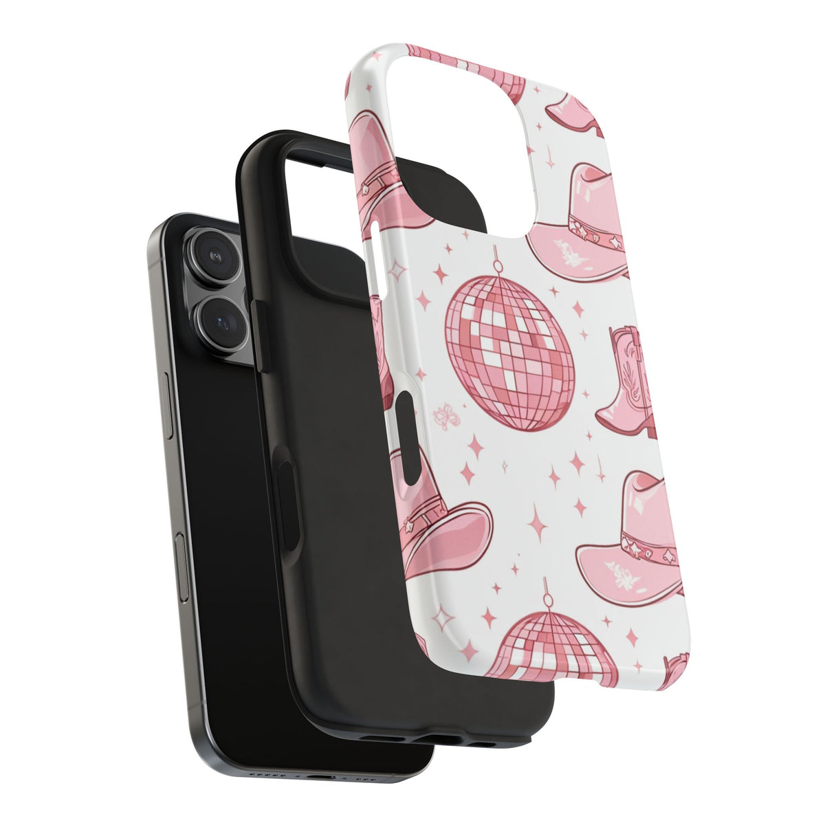 Pink Cowgirl Disco Phone Case