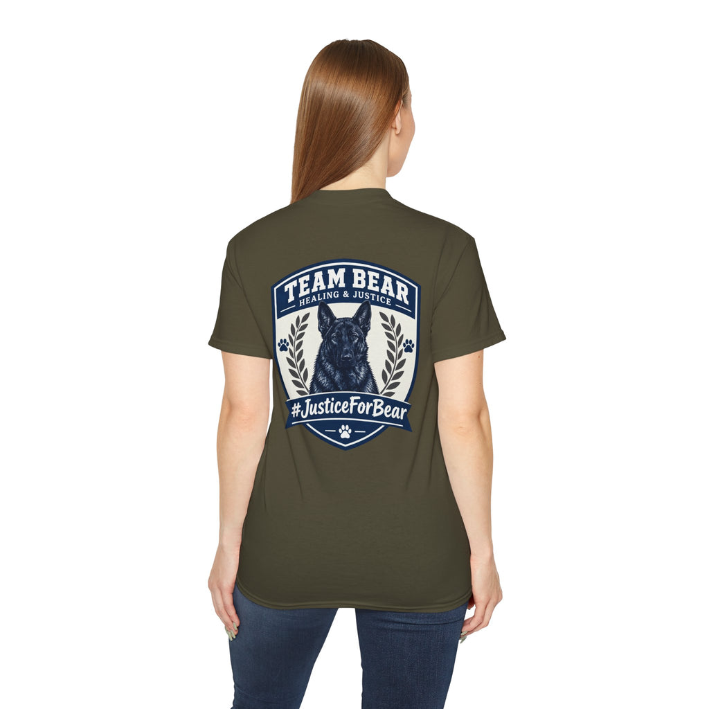 Team Bear #JusticeForBear Animal Advocacy T-Shirt