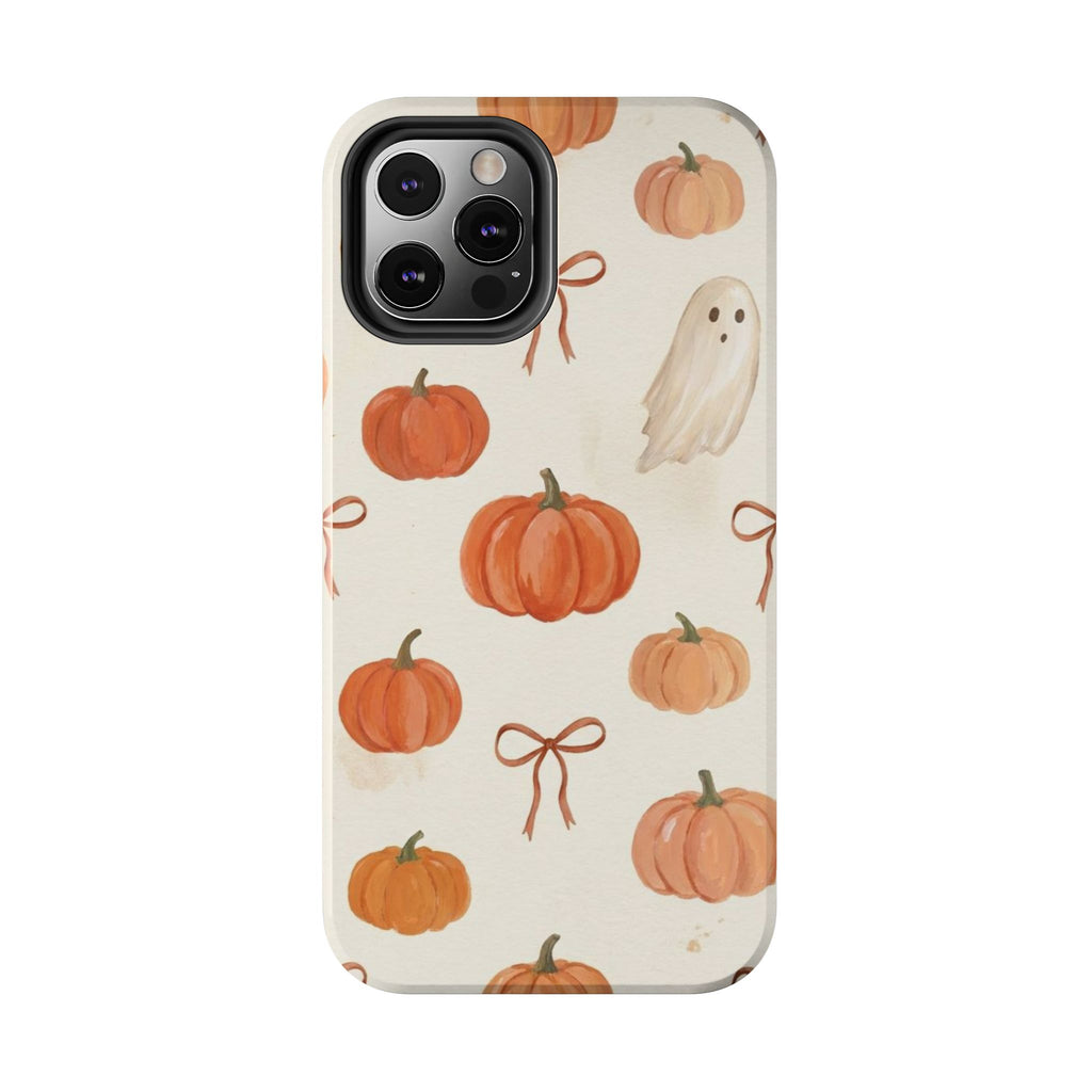 Pumpkin Ghost Phone Case – Cute Halloween Fall Pattern