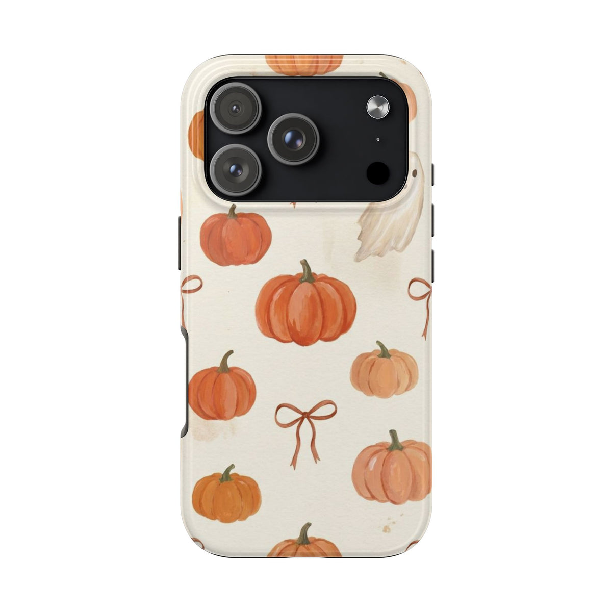Pumpkin Ghost Phone Case – Cute Halloween Fall Pattern