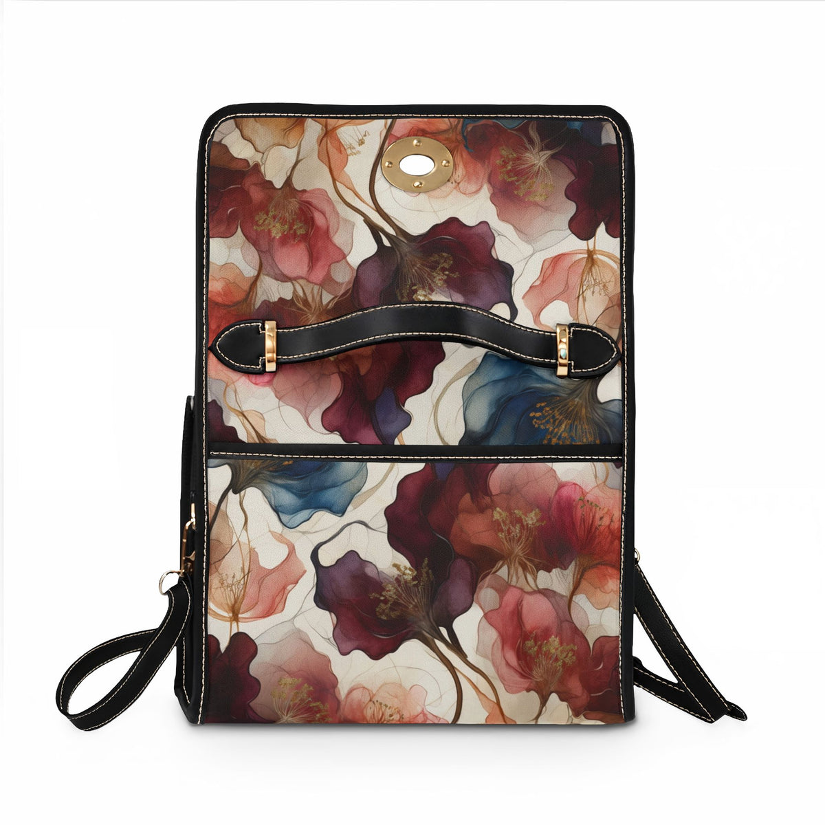 Floral Waterproof Canvas Bag