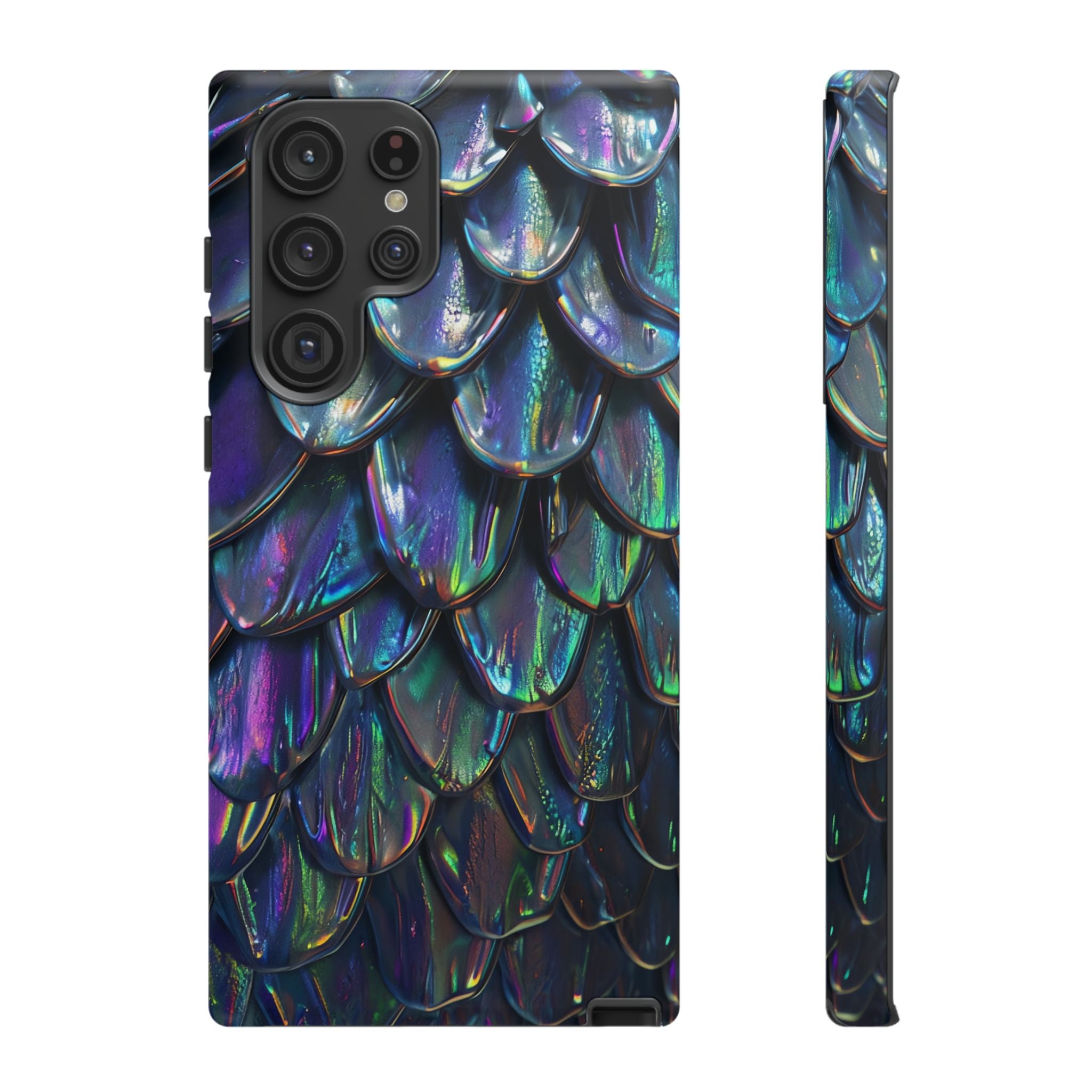 Dragon Scale Phone Case — Iridescent Dragon Scale Tough Case