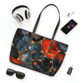 Abstract Agate Pattern PU Leather Shoulder Bag