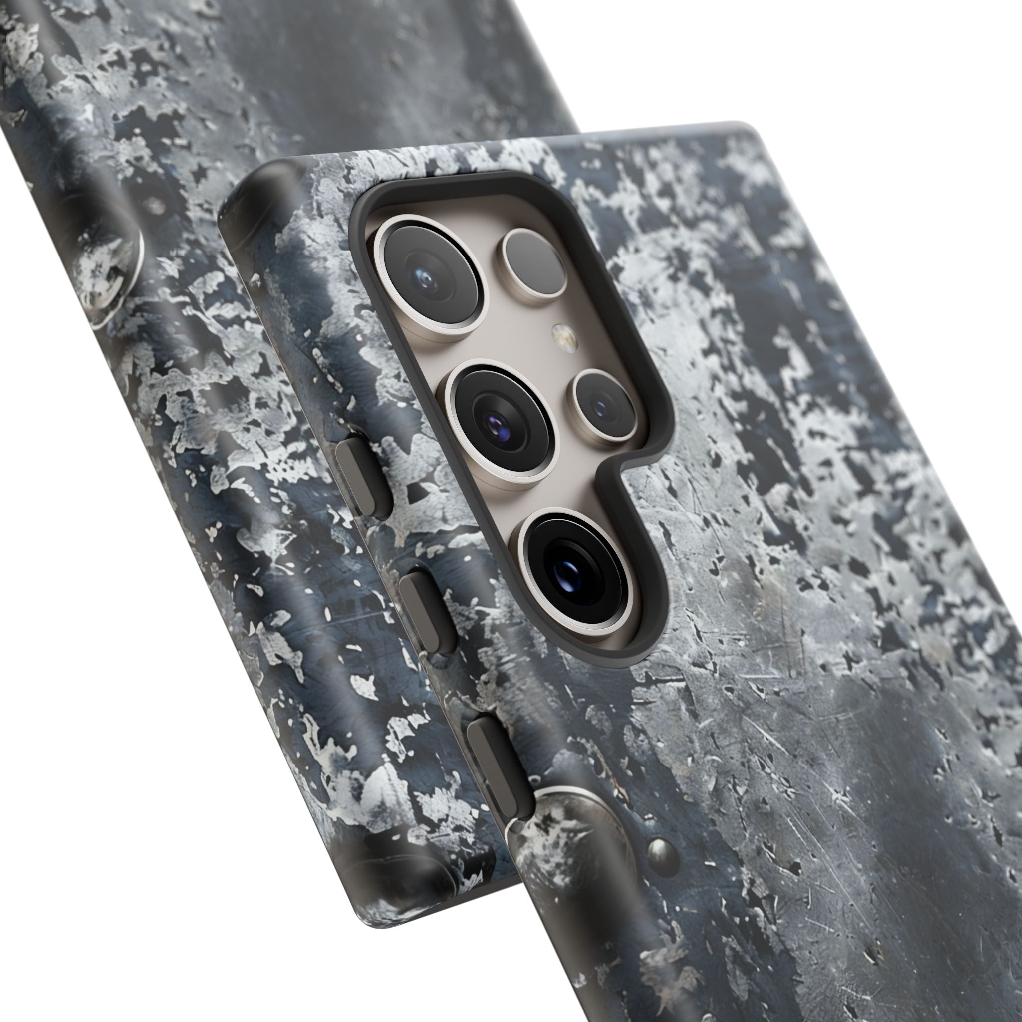 Rugged Rusted Metal Phone Case — Industrial Distressed Armor for iPhone