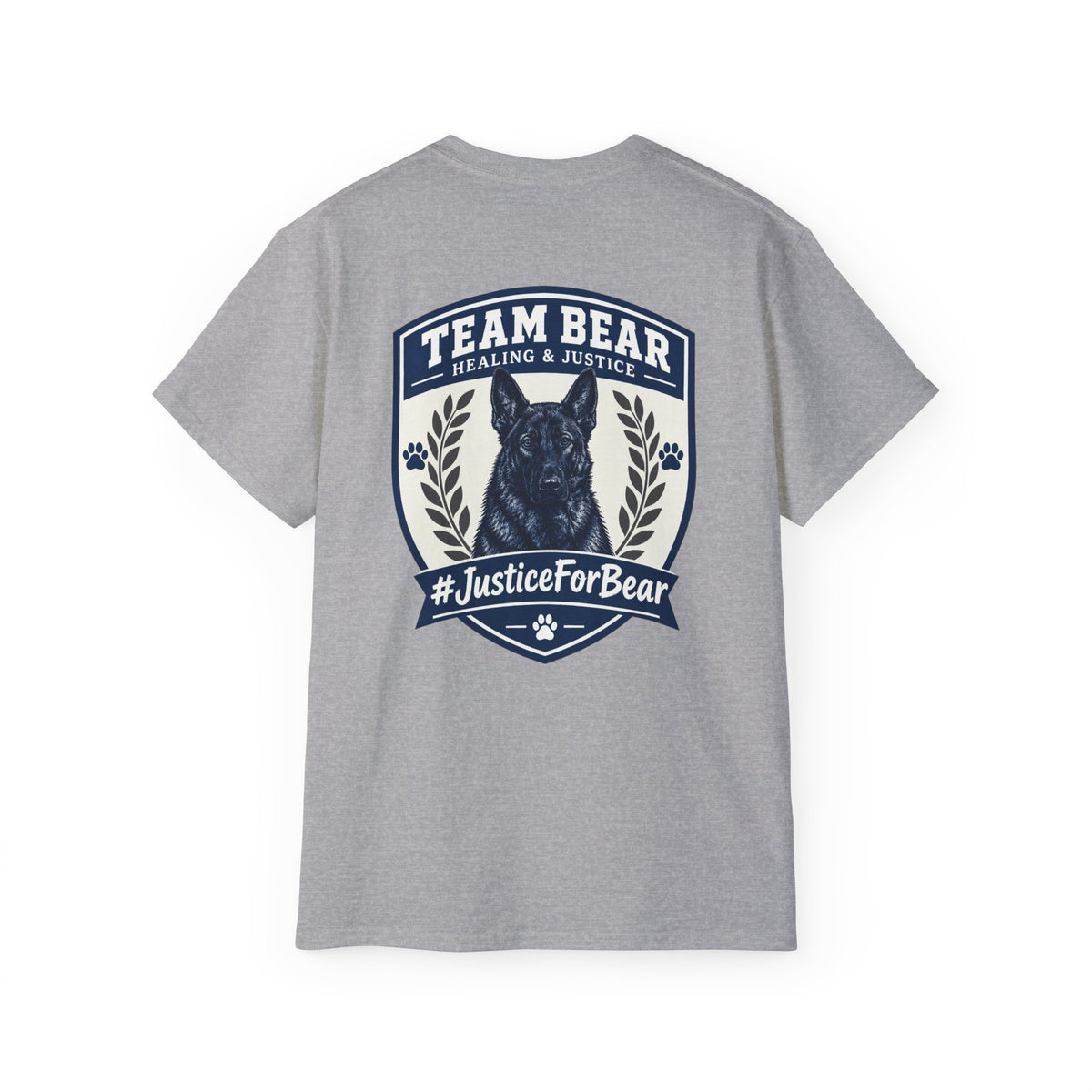 Team Bear #JusticeForBear Animal Advocacy T-Shirt