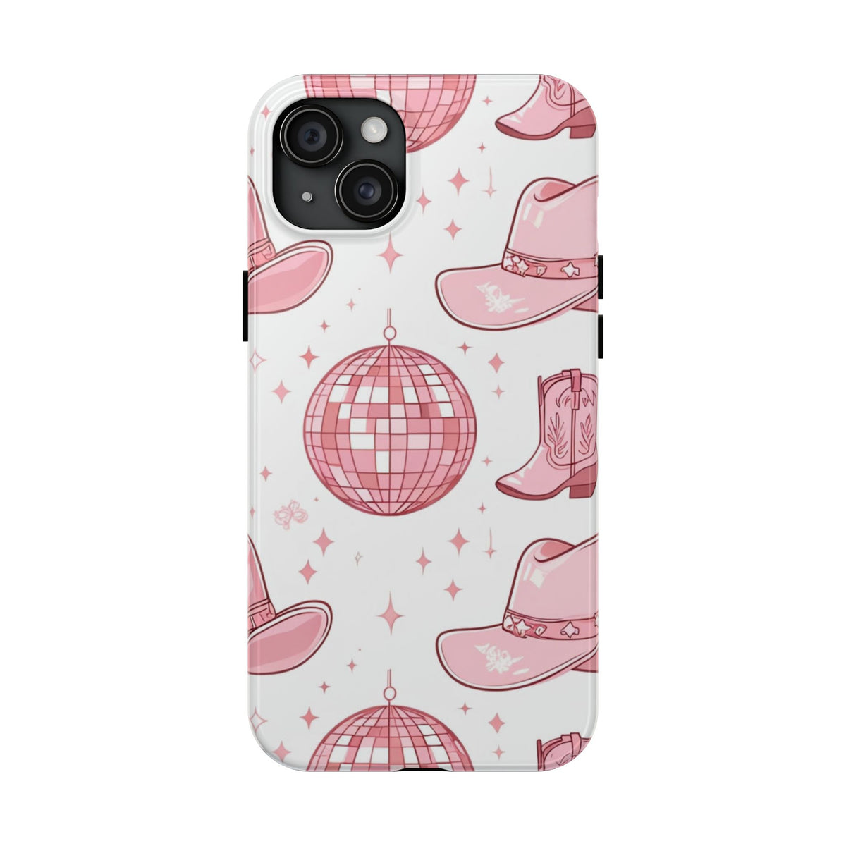 Pink Cowgirl Disco Phone Case