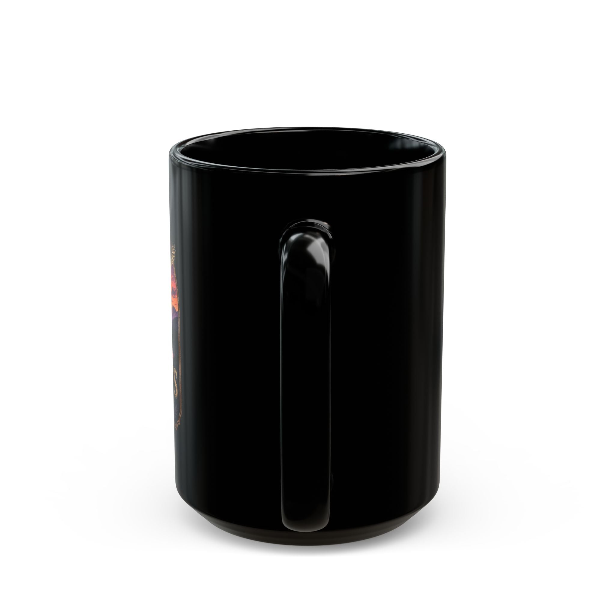 Hogwarts Highlands Black Mug — Castle Sunset Coffee Cup (11oz/15oz)
