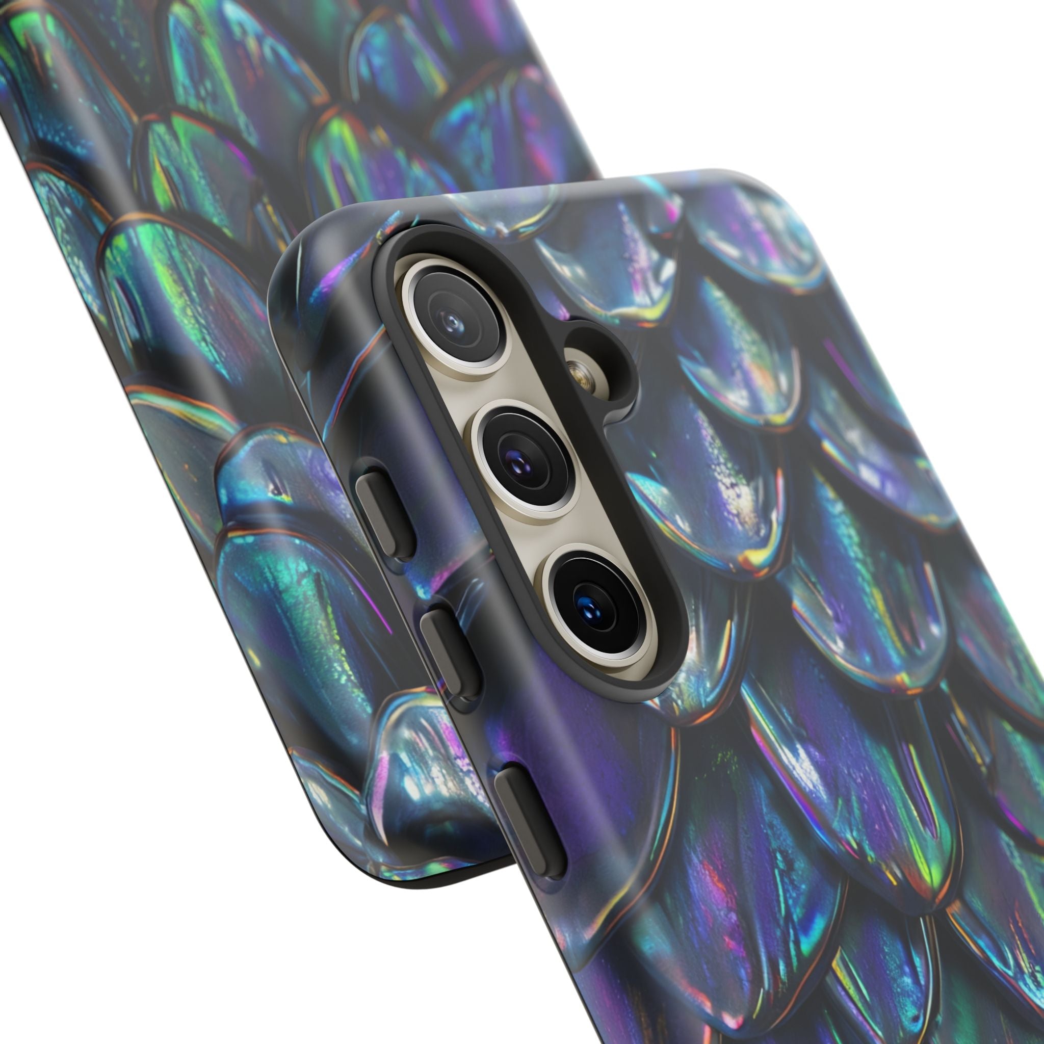 Dragon Scale Phone Case — Iridescent Dragon Scale Tough Case